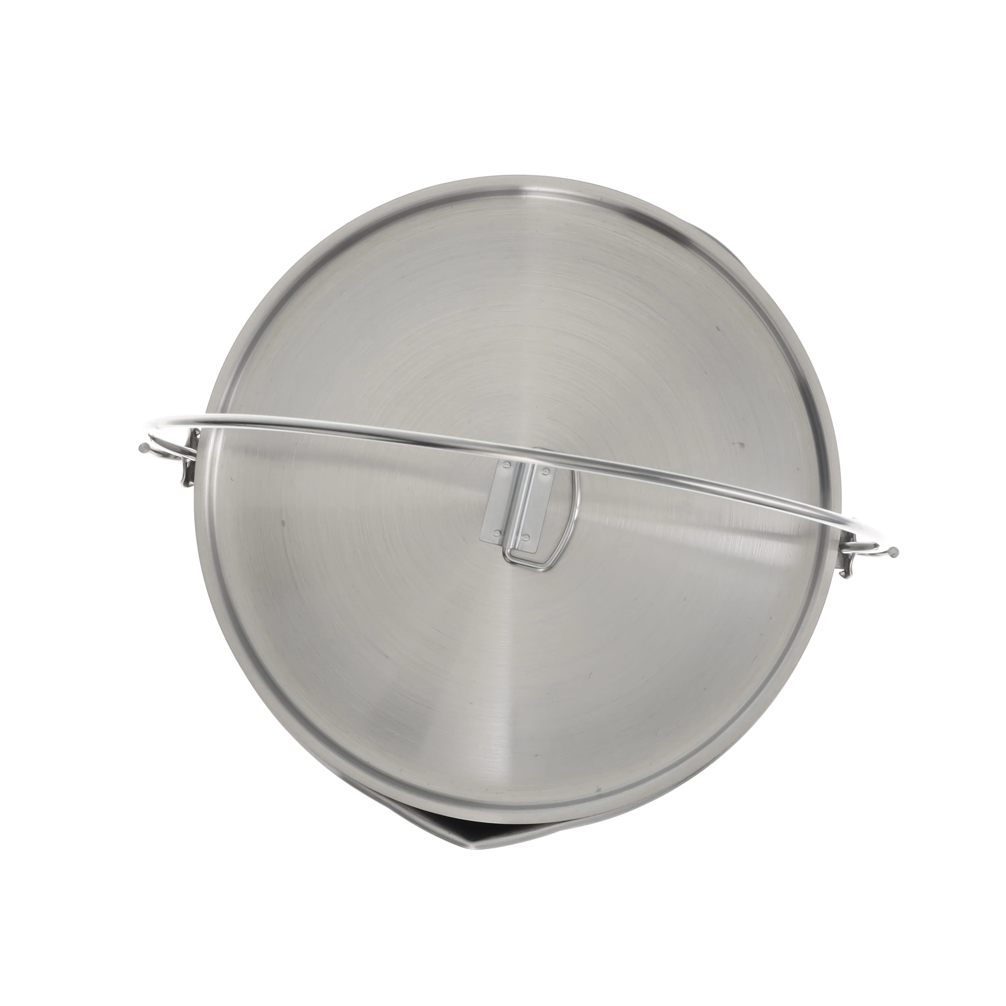 Pathfinder 120 oz Stainless Steel Bush Pot With Lid PF120BP-102 View 2