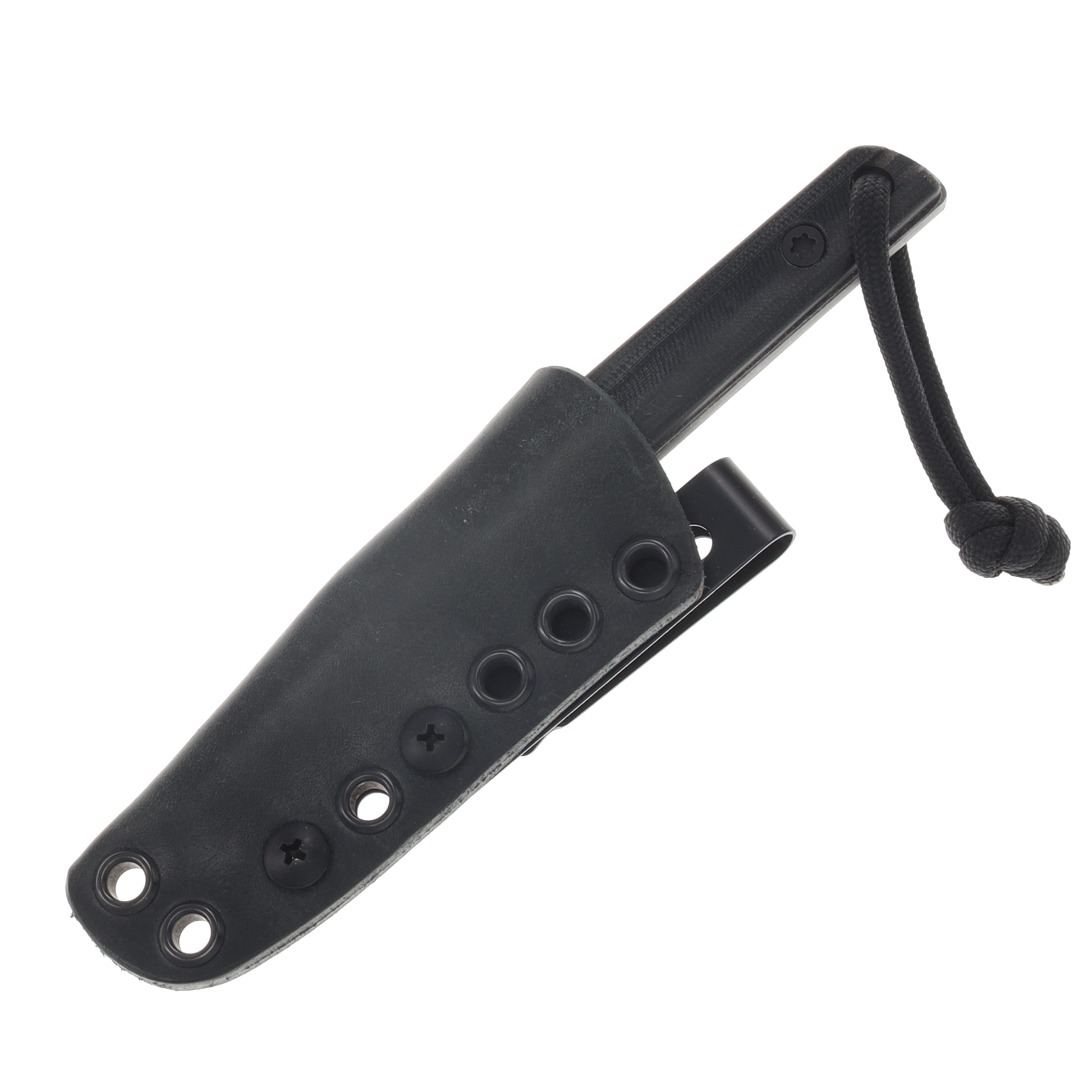 JP Bladesmithing WharnFang, EDC Aeb-L Steel, Black Canvas Micarta Scales JPBWFBM View 6