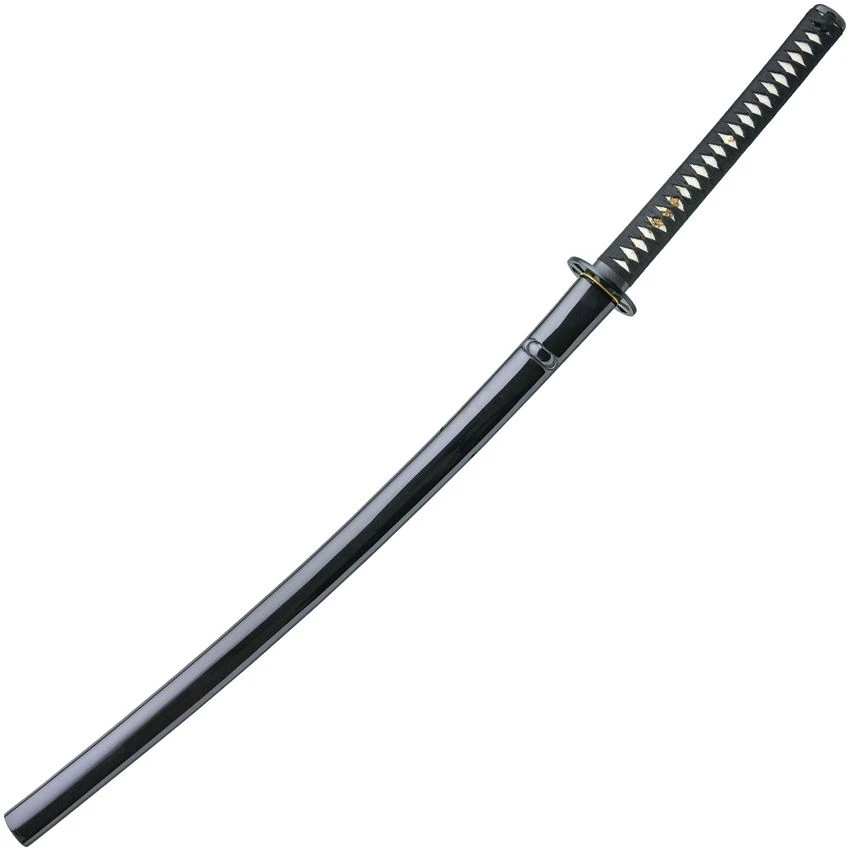 CAS Hanwei PSK Pro Elite Katana Black Handle 28.75in Plain Blade SH6009K2 View 2