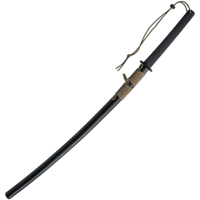 CAS Hanwei Tactical Katana Black Handle 28in Plain Blade SH24622 View 2