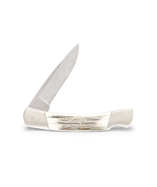 Buck Squire Knife Elk Stag Edition with Nickel Bolsters BU14616 View 3