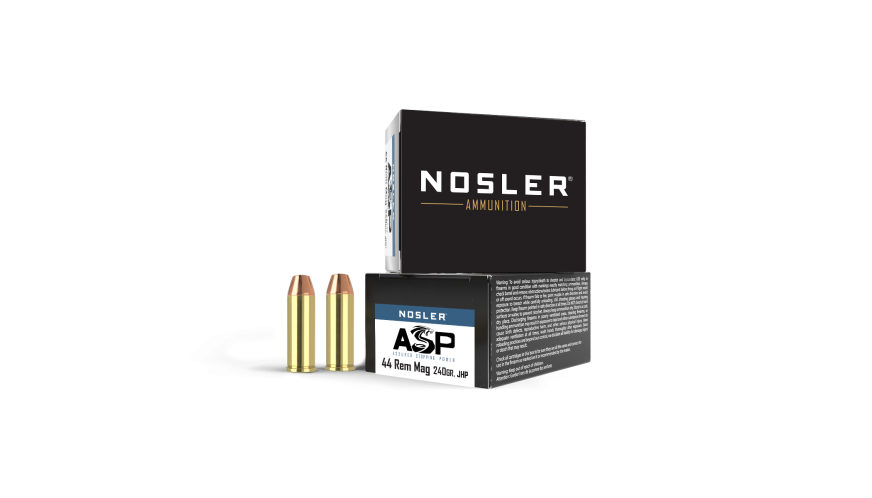 Nosler Ammo ASP 44 Rem Mag 240g JHP 20 Rds NOS40136 View 1