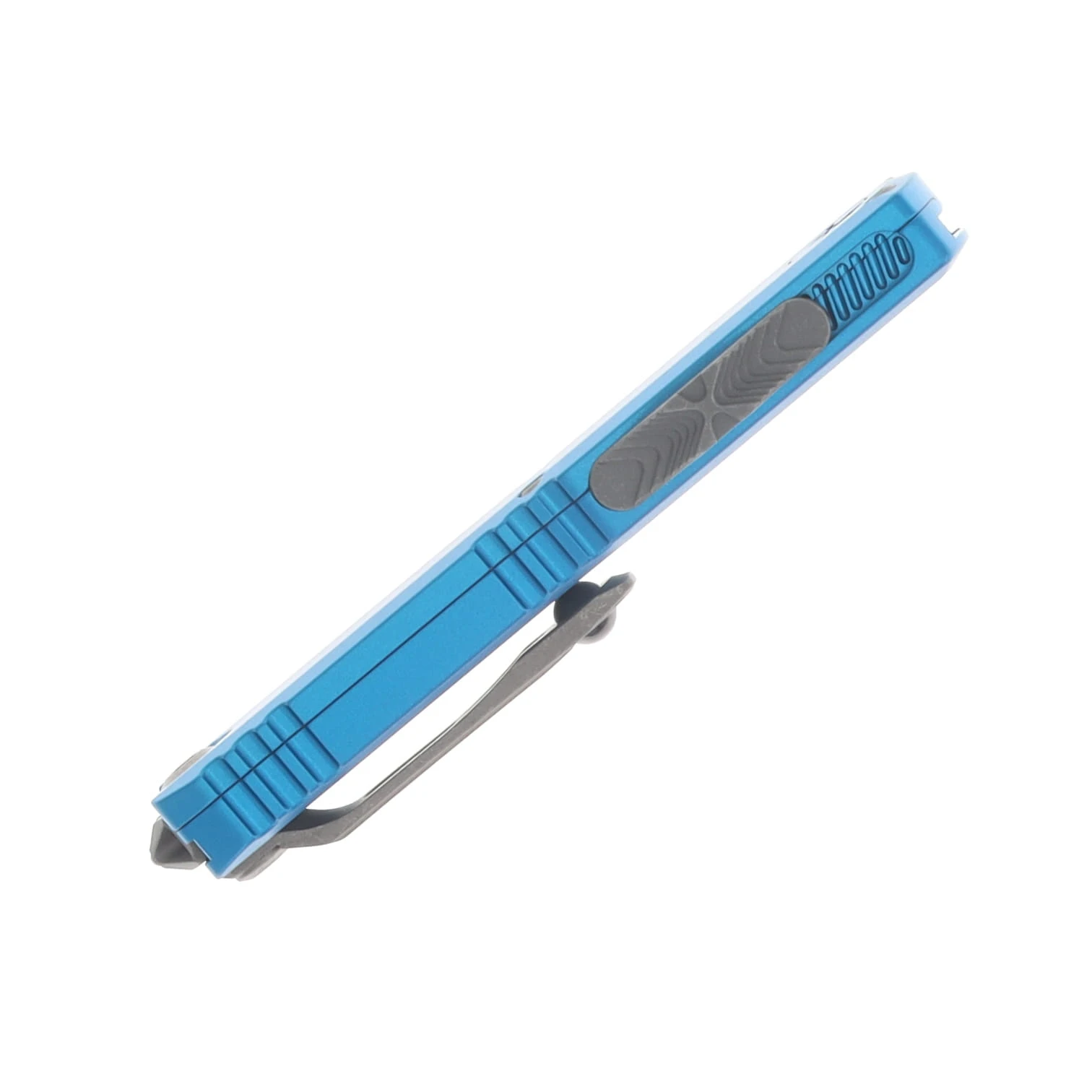 Microtech UTX-70 GEN IV OTF Auto D/E Apocalyptic Standard Blue AUMT1147410APBL View 6