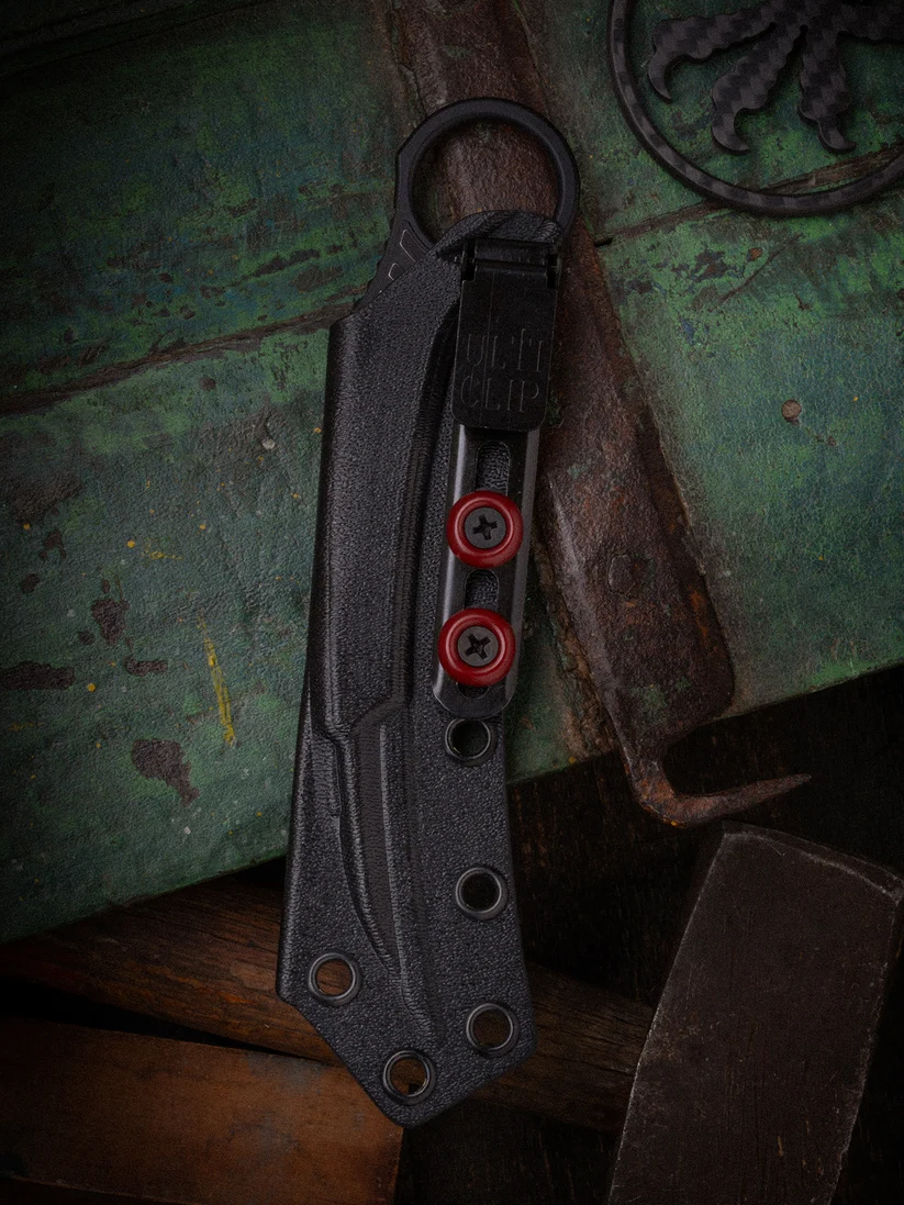 Microtech Feather Fixed Blade S/E Signature Series Distressed Black Standard MT2151DBKS View 9