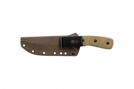 TOPS Mountain Lion Field Edition Fixed Blade Green Canvas Micarta - Brown 1095 TPMTLN-02 View 4