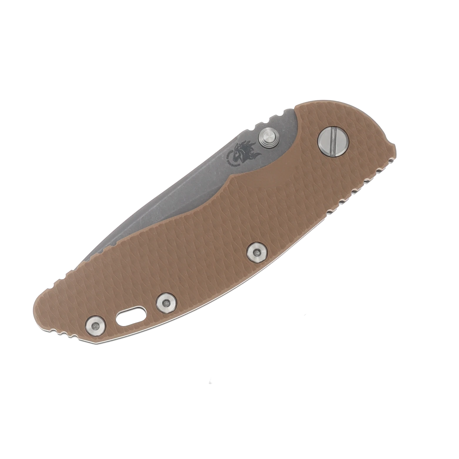 Hinderer XM-18 3.5in Magnacut Recurve Non Flipper Tri-Way Working Finish Coyote G10 View 5