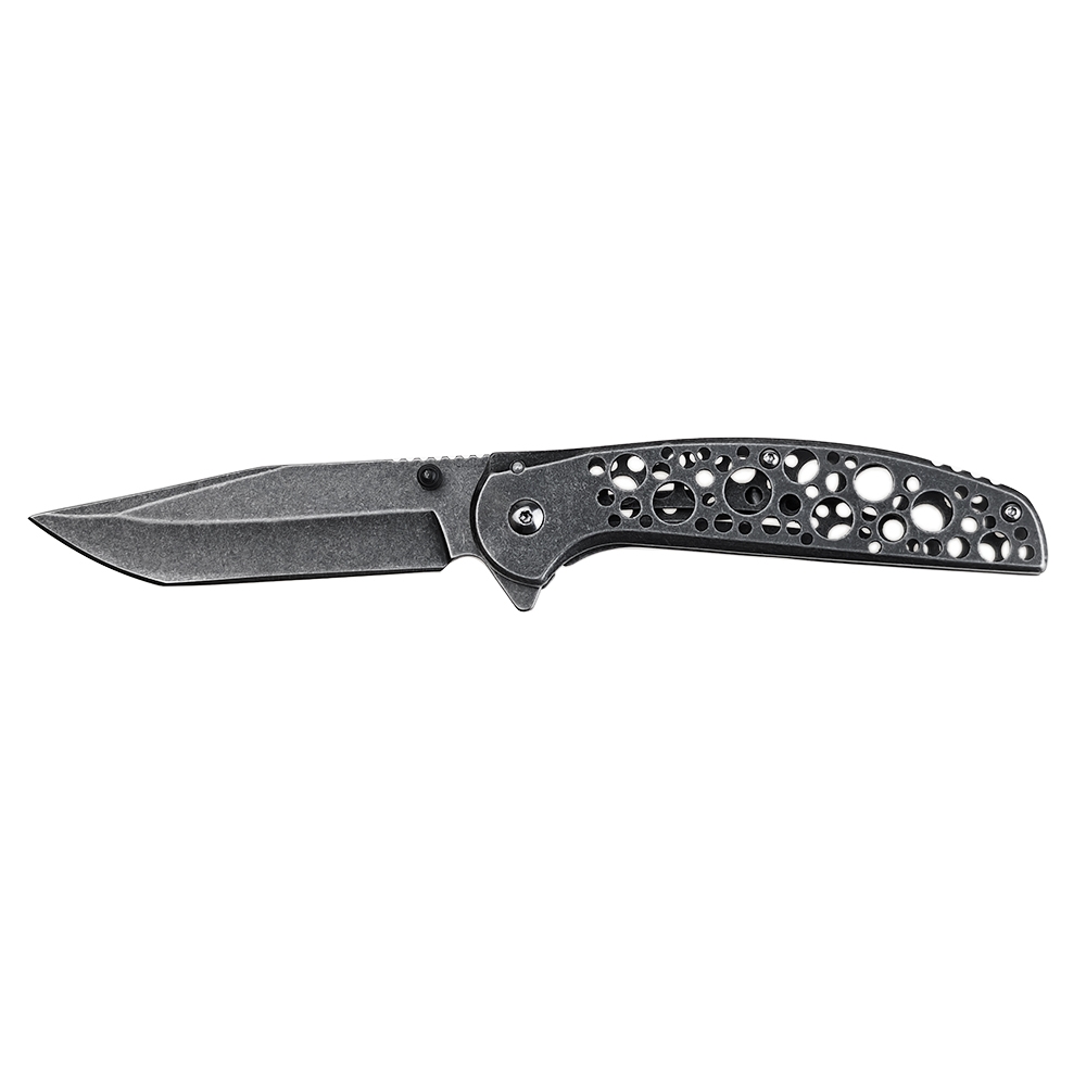 MTech USA Folding Knife Black Stonewash Stainless Steel Drop Point MCMT2015SE View 3