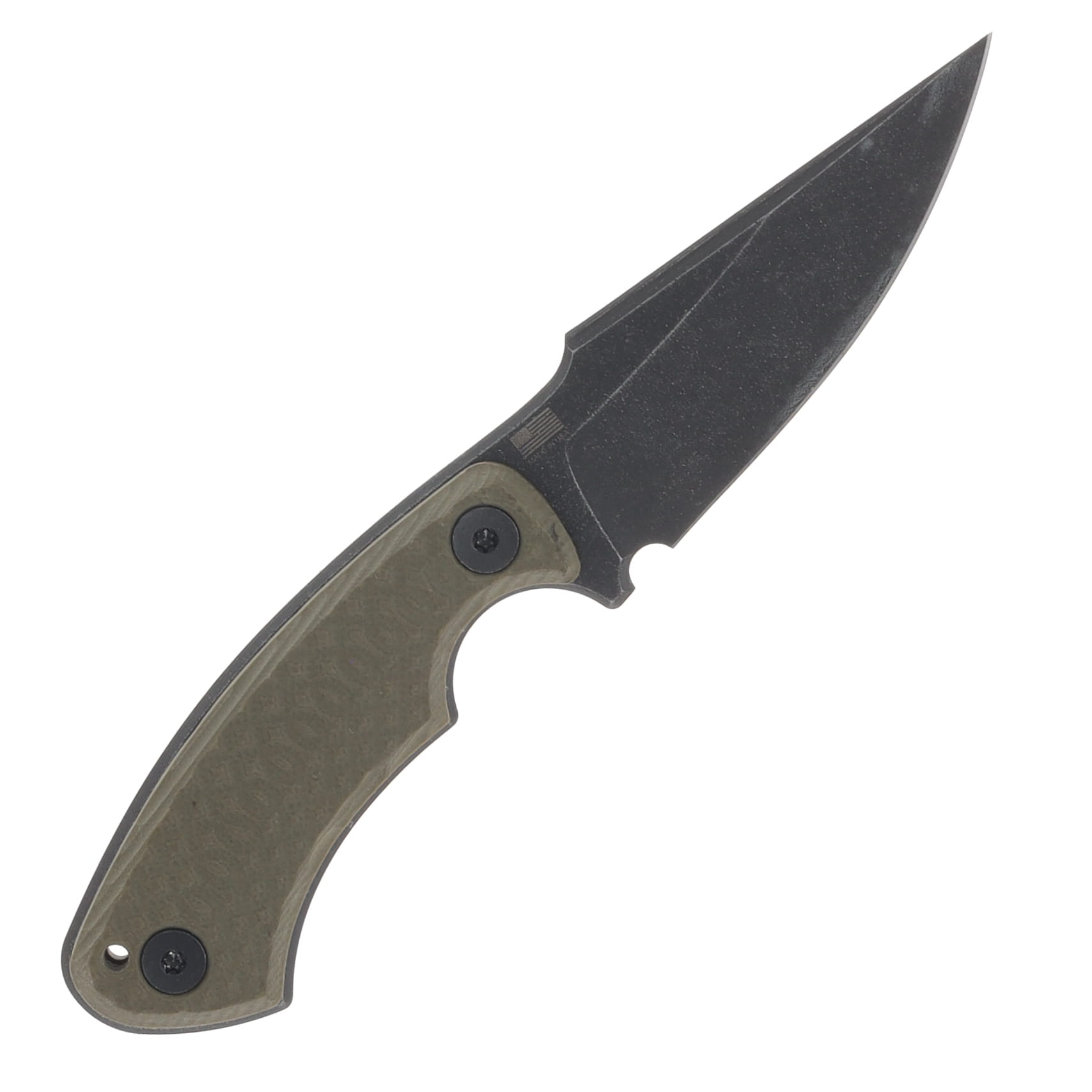 Gahagan Customs Alviss Versatile Fixed Blade OD Green Handle W/Sheath GCALVOD View 4