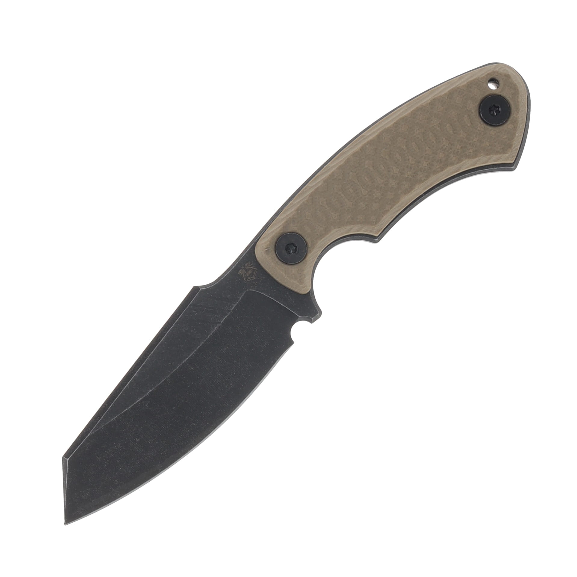 Gahagan Customs Cairn Versatile Fixed Blade Tan Handle W/Sheath GCCAIRNTN View 3