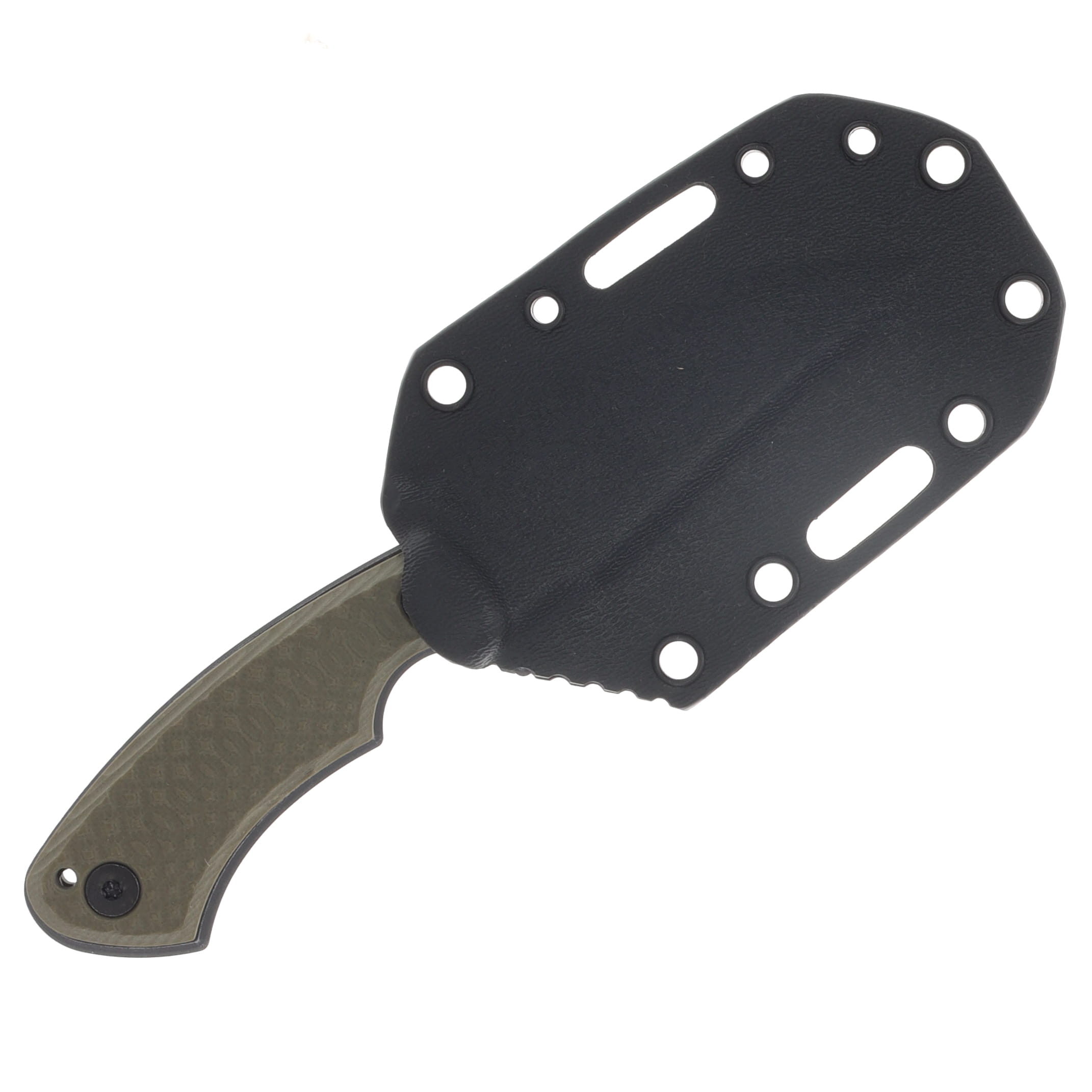 Gahagan Customs Balor Versatile Tanto Fixed Blade OD Green Handle GCBALOD View 7