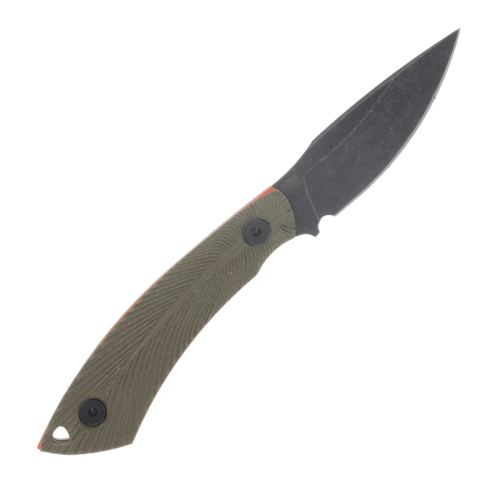 Gahagan Customs Wood Duck Bird and Trout Orange Liner Feathered G10 OD Green GCWDOD View 2