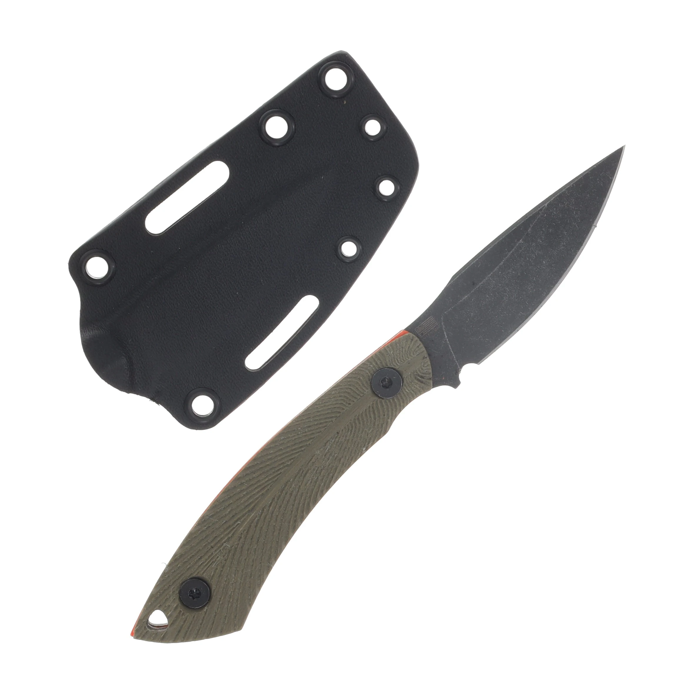 Gahagan Customs Wood Duck Bird and Trout Orange Liner Feathered G10 OD Green GCWDOD View 5