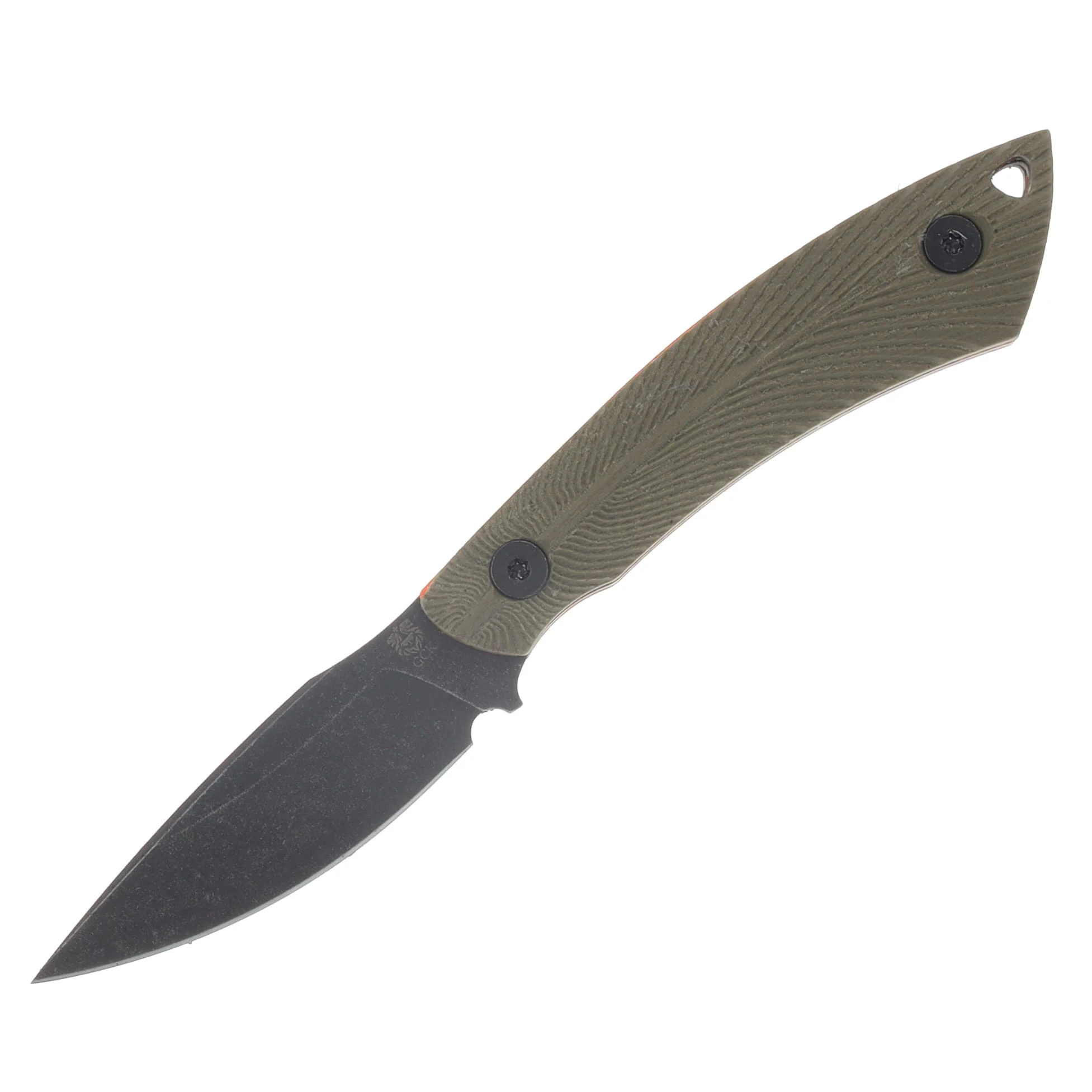 Gahagan Customs Wood Duck Bird and Trout Orange Liner Feathered G10 OD Green GCWDOD View 1