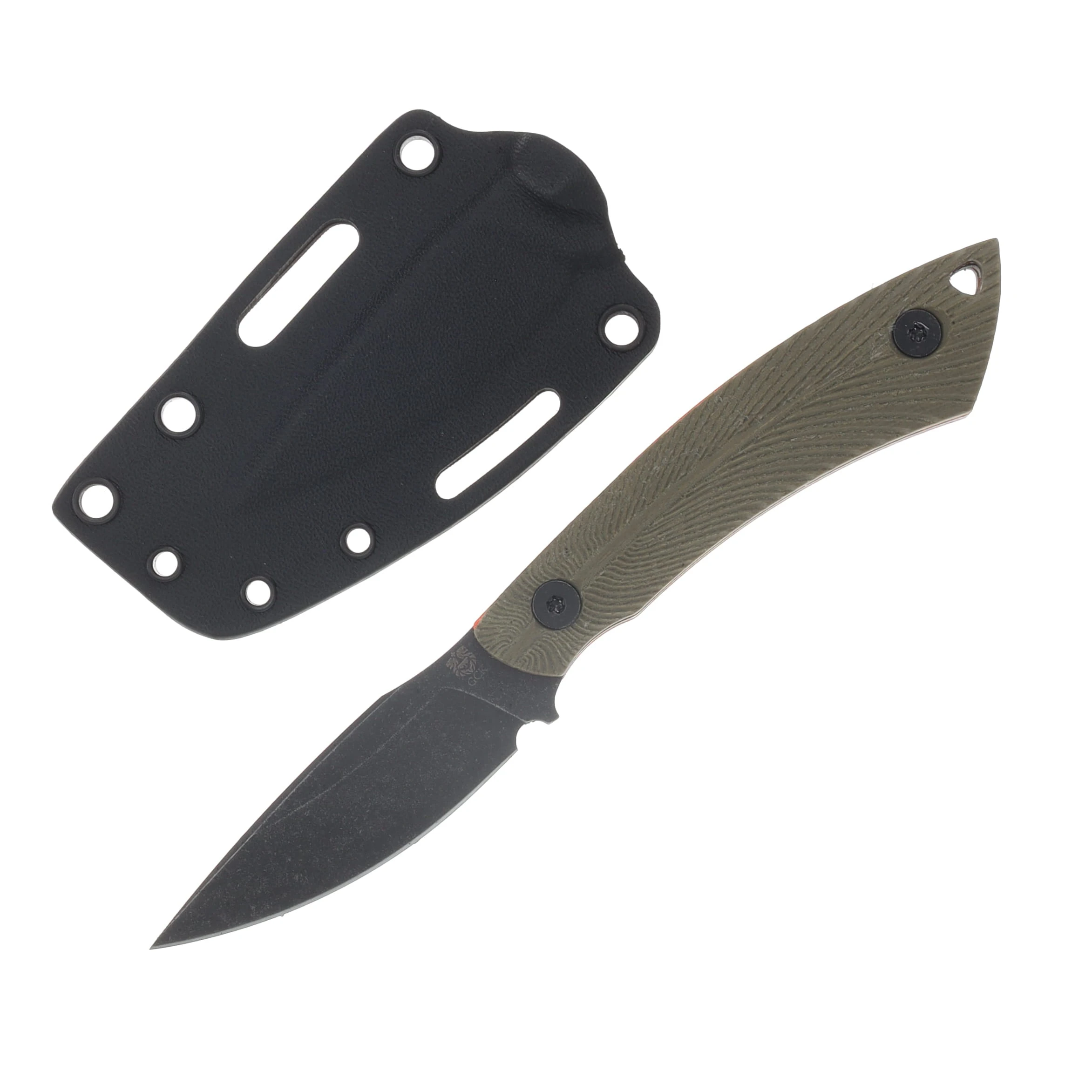 Gahagan Customs Wood Duck Bird and Trout Orange Liner Feathered G10 OD Green GCWDOD View 4