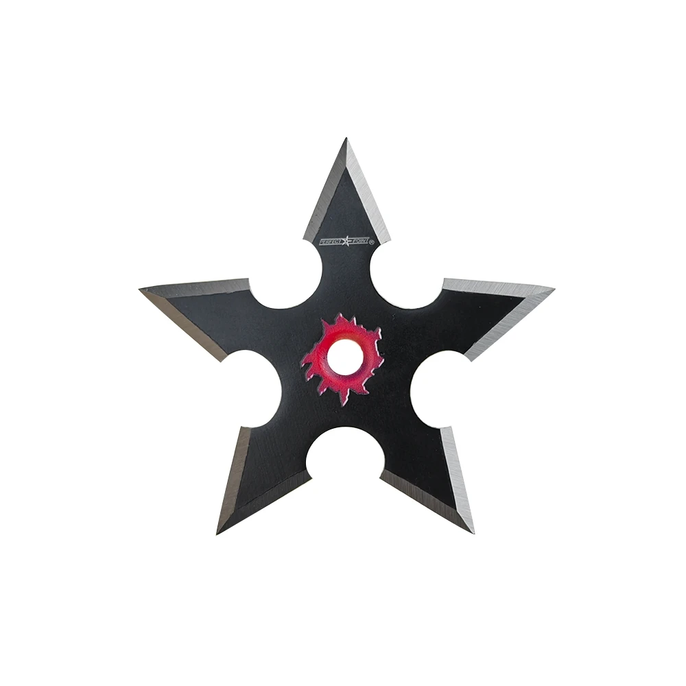 Perfect Point 4in Shuriken Throwing Stars 3pc (Black) PP-309-3 View 3