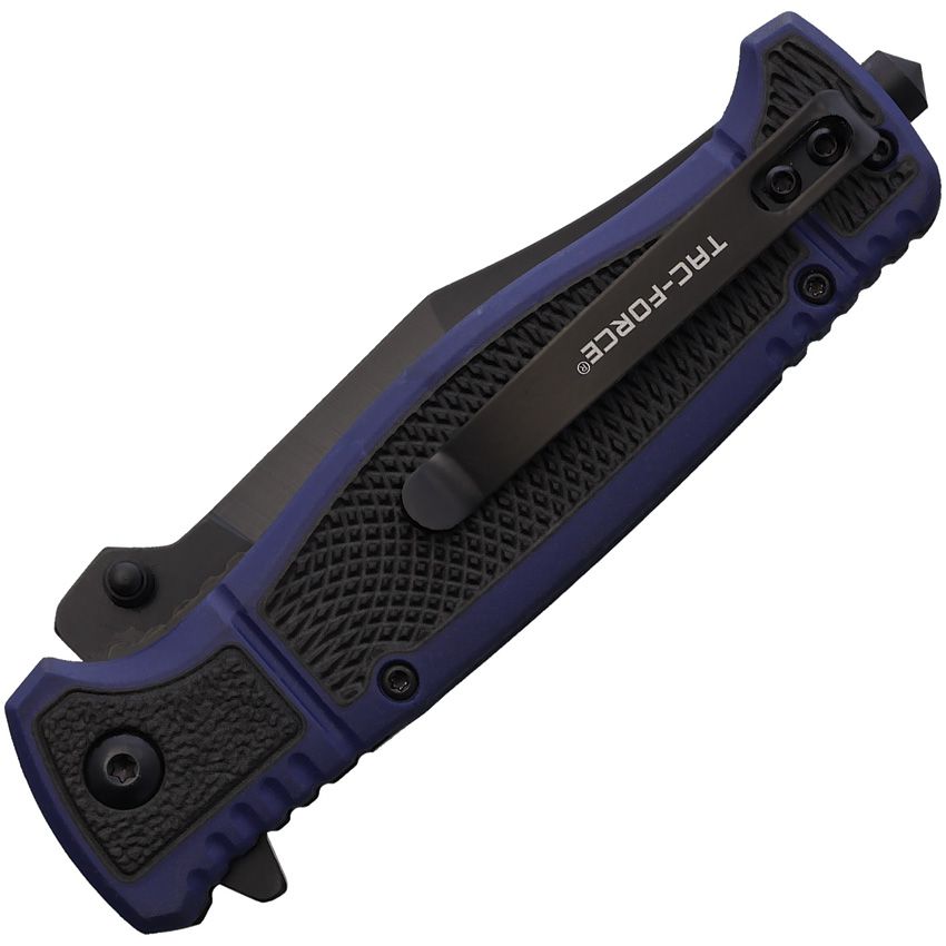 Tac-Force Spring Assisted Tactical Knife 3.47" Clip Point Blade, Nylon Fiber Handle - TF-2008BL TF-2008BL View 2
