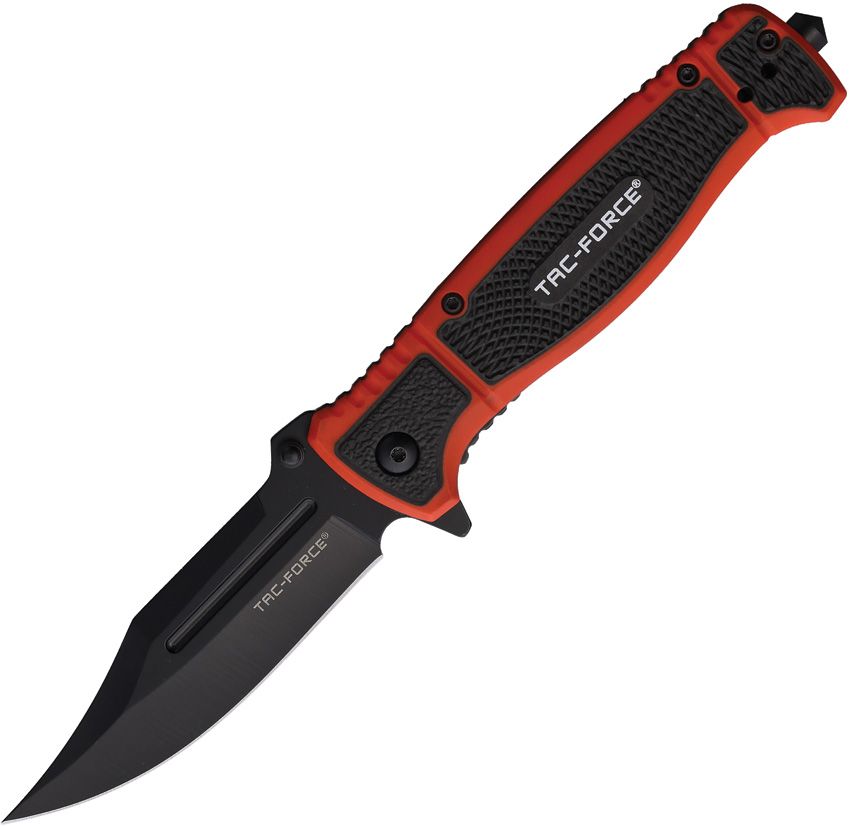 Tac-Force Spring Assisted Tactical Linerlock Red/Black TF-2008RD View 1