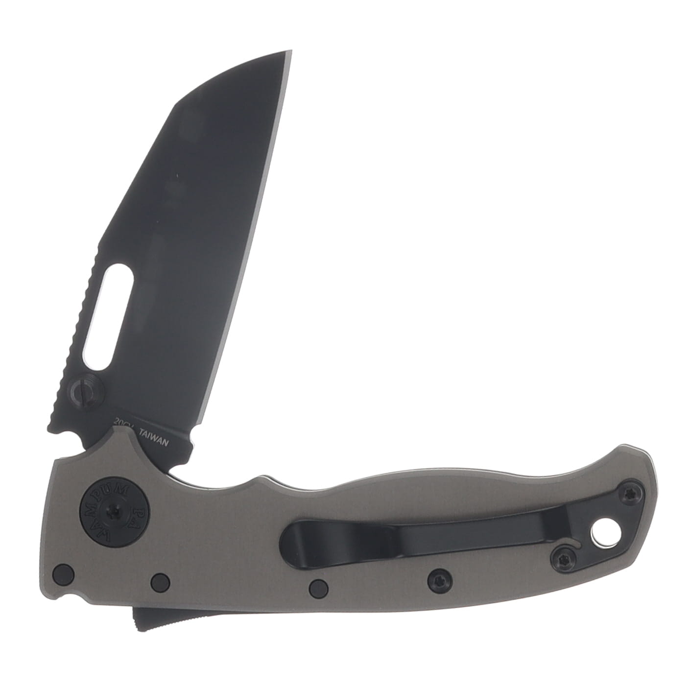Demko AD20.5 Stealth - Shark Foot - Artillery Gray Aluminum AD20.5-STEALTH-20CV-DLC-ARTILLERY-GRAY-SF View 4