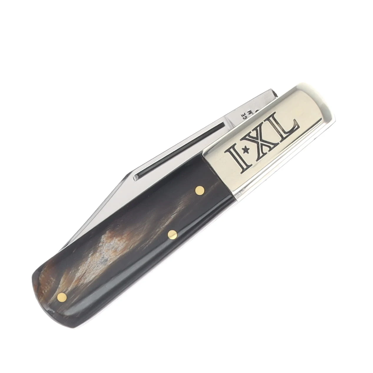 Rodgers Wostenholm Clip Point Barlow Folding Knife Buffalo Horn HKGW1500BUF1P View 5