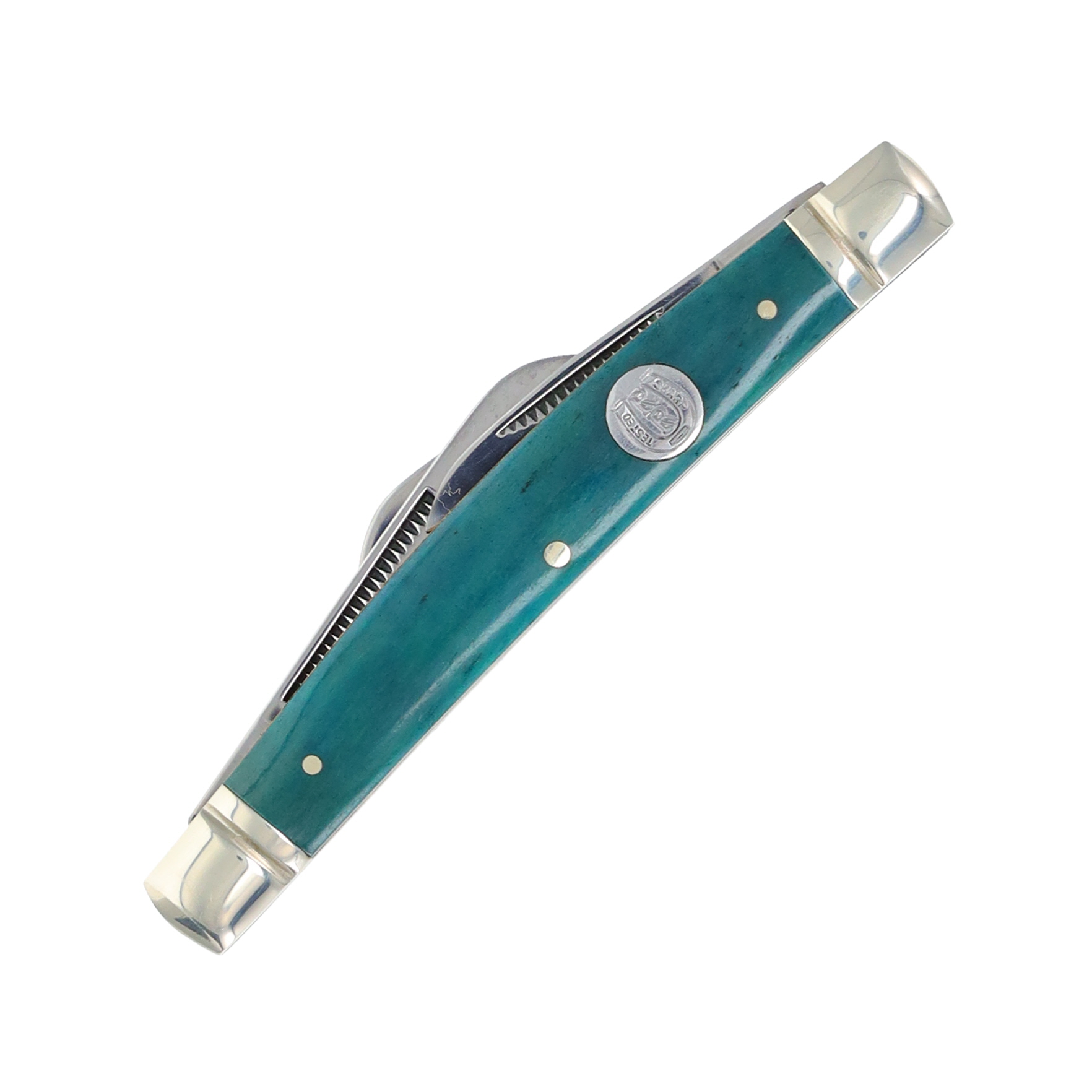 Rough Ryder Blue Smooth Bone Congress Folding Knife RR1950 View 3