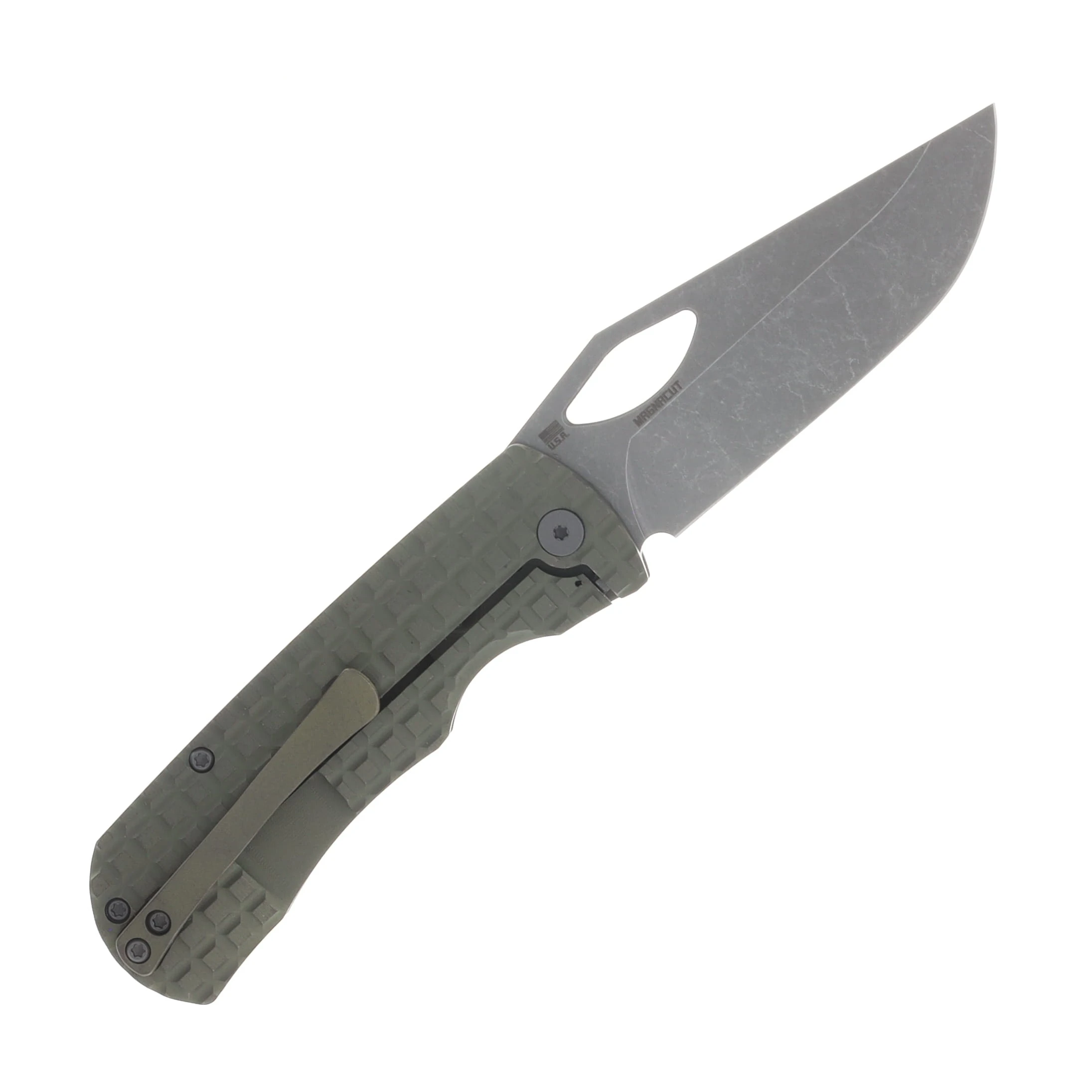 McNees 3.25 Little Dixon Frag Green Bronze Atomic Magnacut MCLITTLEDIXFGGNBZA View 2