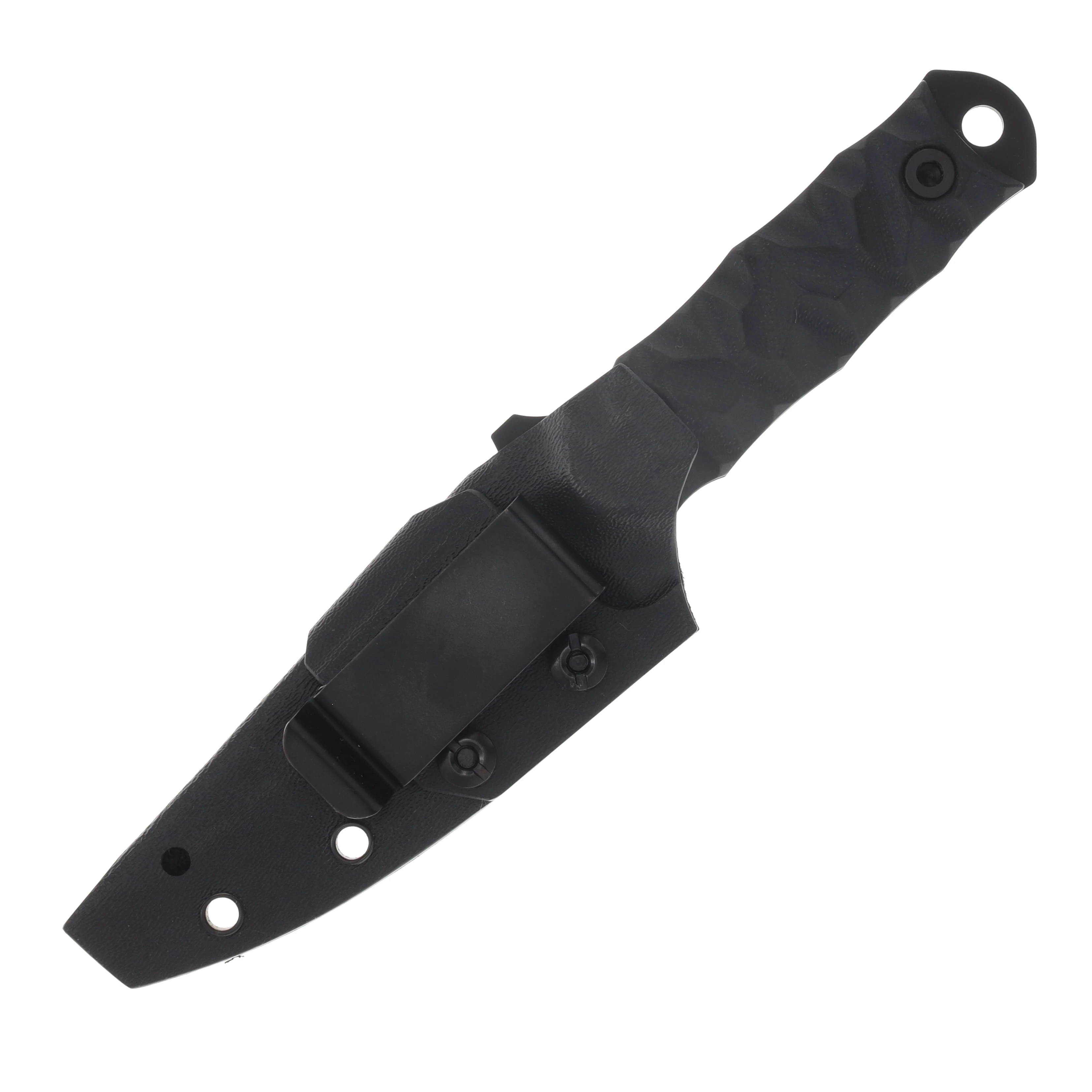 Half Face Blades Combat Filet Black G10 DLC Coating Allen Bolts Textured Grip HFCFBKG10DLC View 7