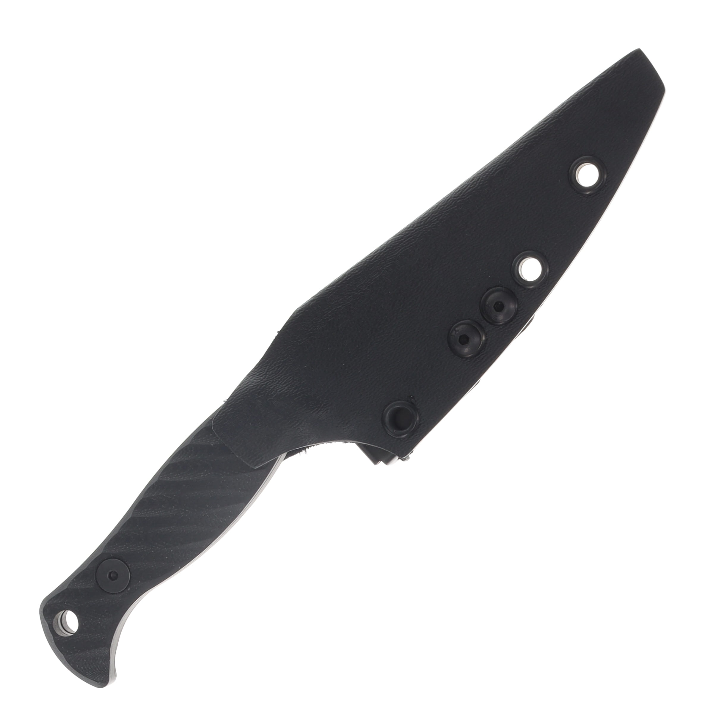 Half Face Blades Congressman Black G10 Armor Black Cerakote Allen Bolts Textured Grip HFCONBKG10ARMBKCER View 7