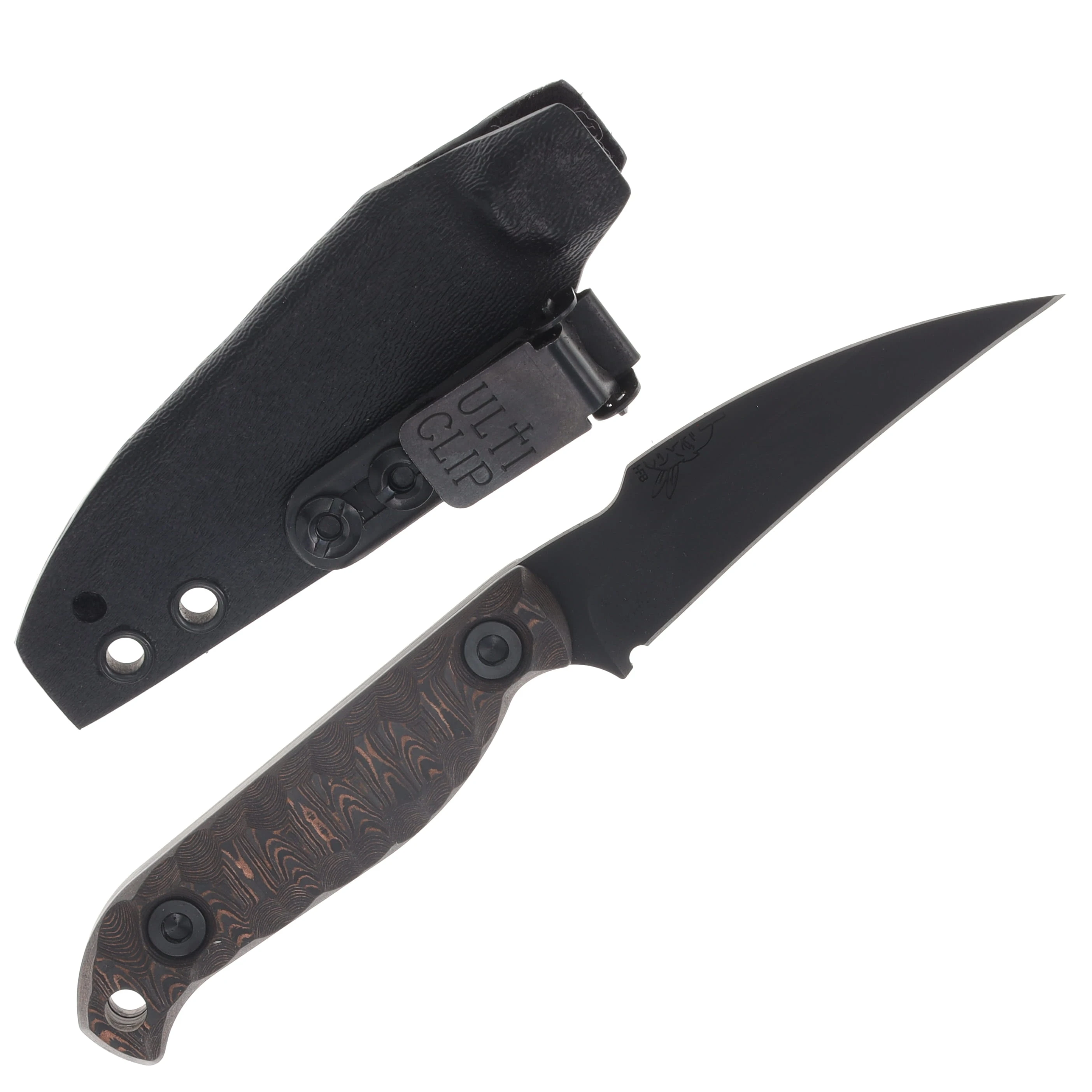 Half Face Blades Gula Gula Copper Camo Carbon Fiber Armor Black Cerakote Allen Bolts Textured Grip HFGULACPCAMOCFARMBKCER View 2