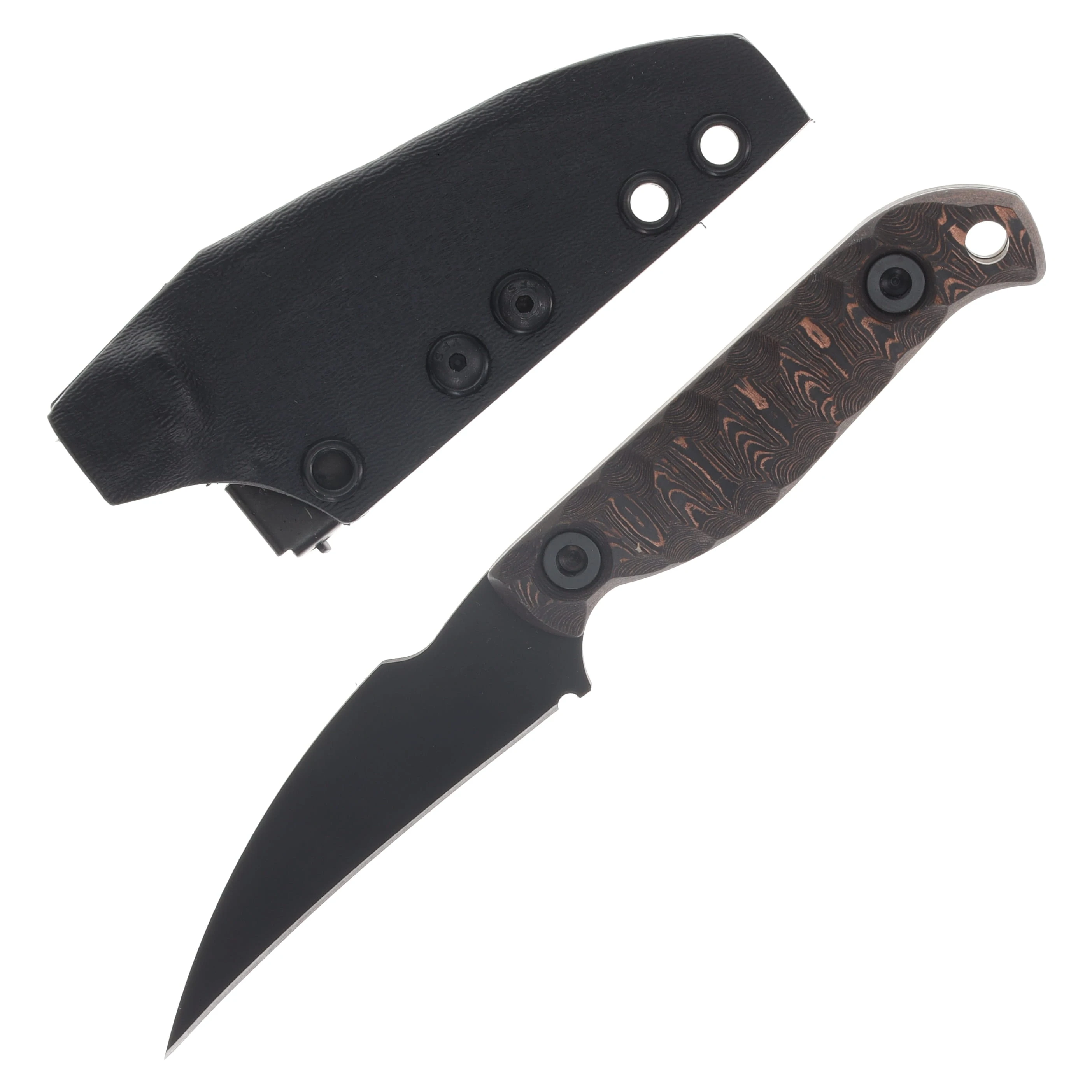 Half Face Blades Gula Gula Copper Camo Carbon Fiber Armor Black Cerakote Allen Bolts Textured Grip HFGULACPCAMOCFARMBKCER View 1