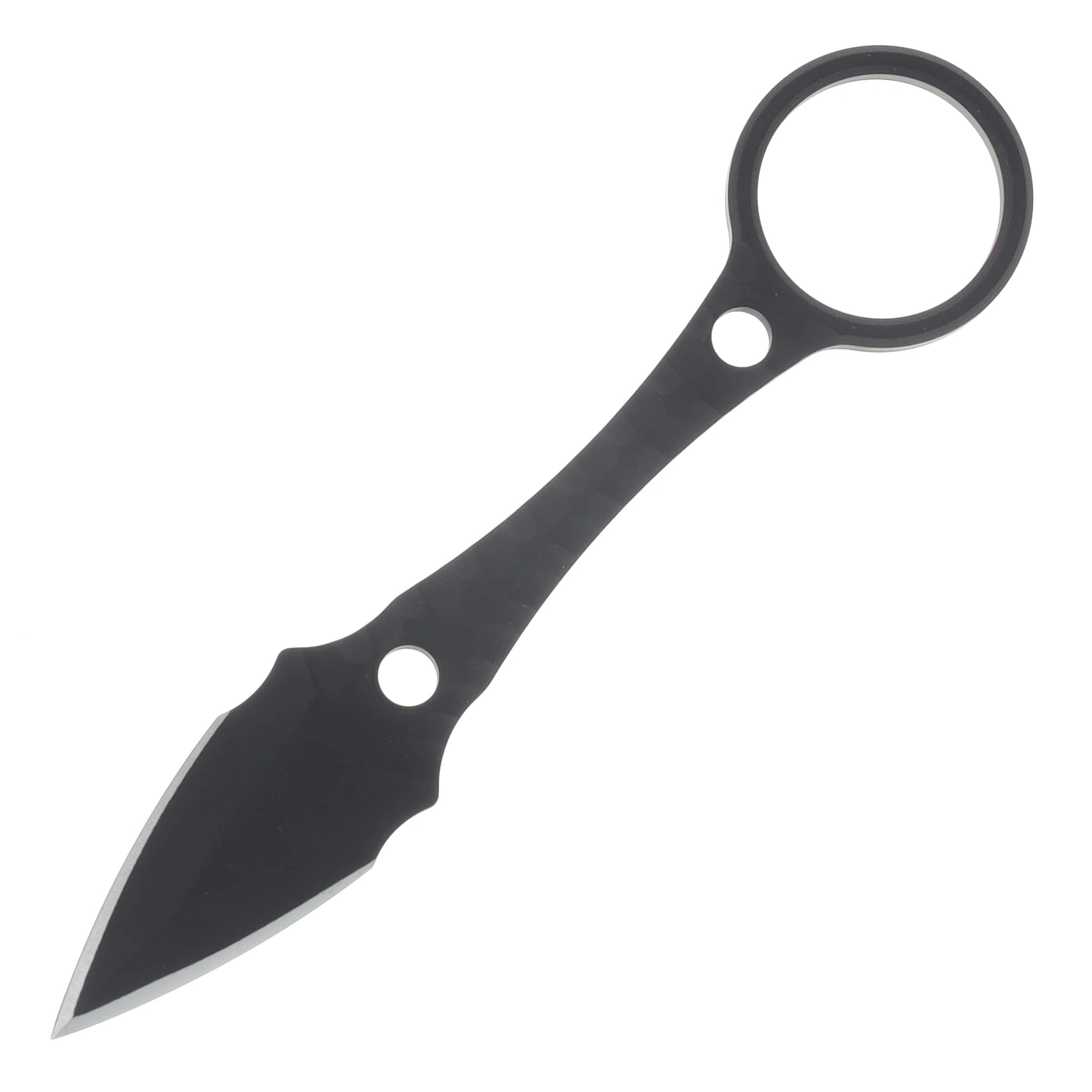 Half Face Blades Ringstrike Armor Black Cerakote and Machined Rock Work Handle HFRINGSTARMBKCERMRKWK View 4