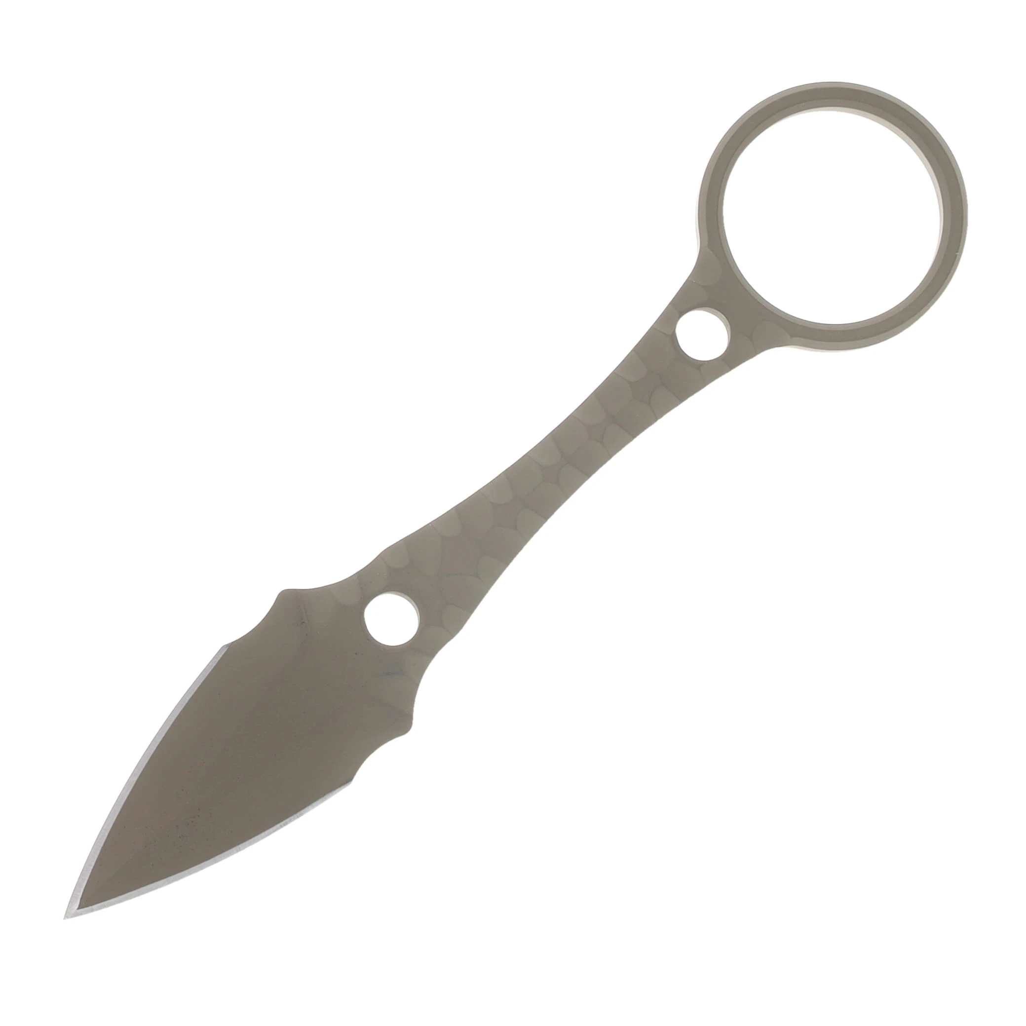 Half Face Blades Ringstrike FDE Cerakote and Machined Rockwork Handle HFRINGSTFDECERMRKWK View 4