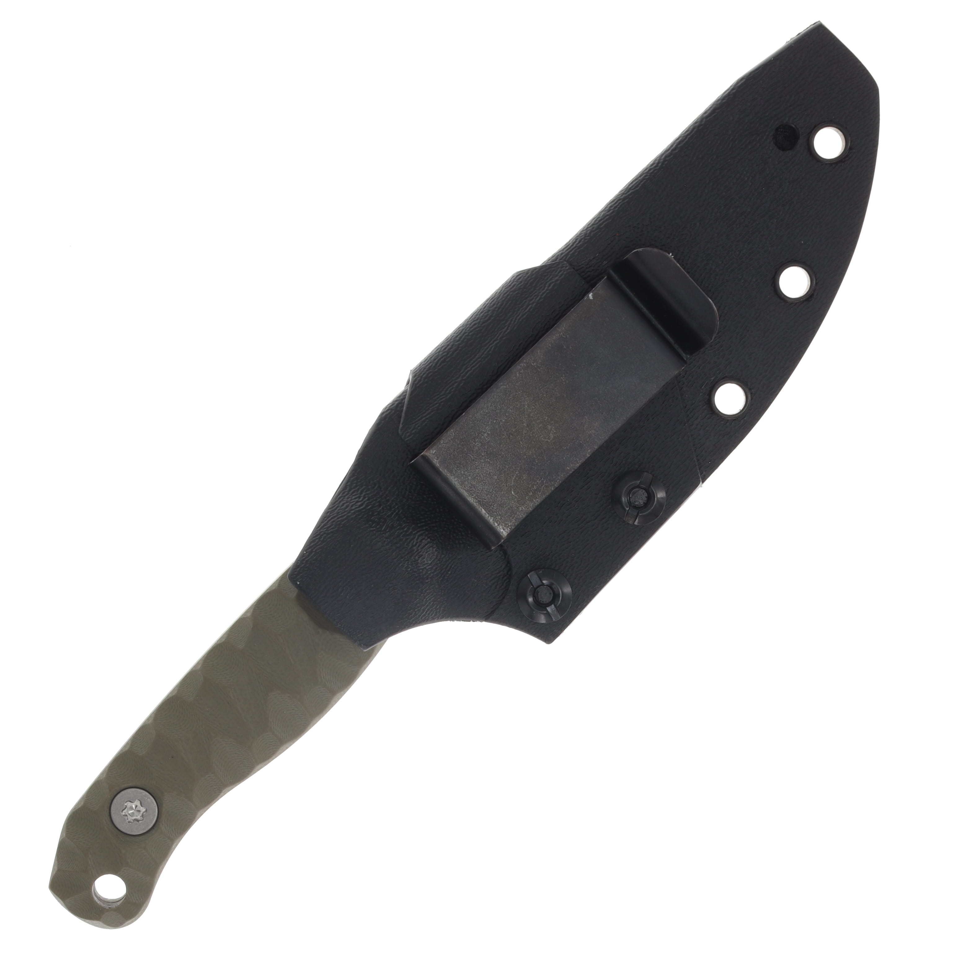 Half Face Blades Skinner Jr OD Green G10 Midnight Bronze Cerakote Ti Torx Bolts Textured Grip HFSKINJRODG10MIDBZ View 7