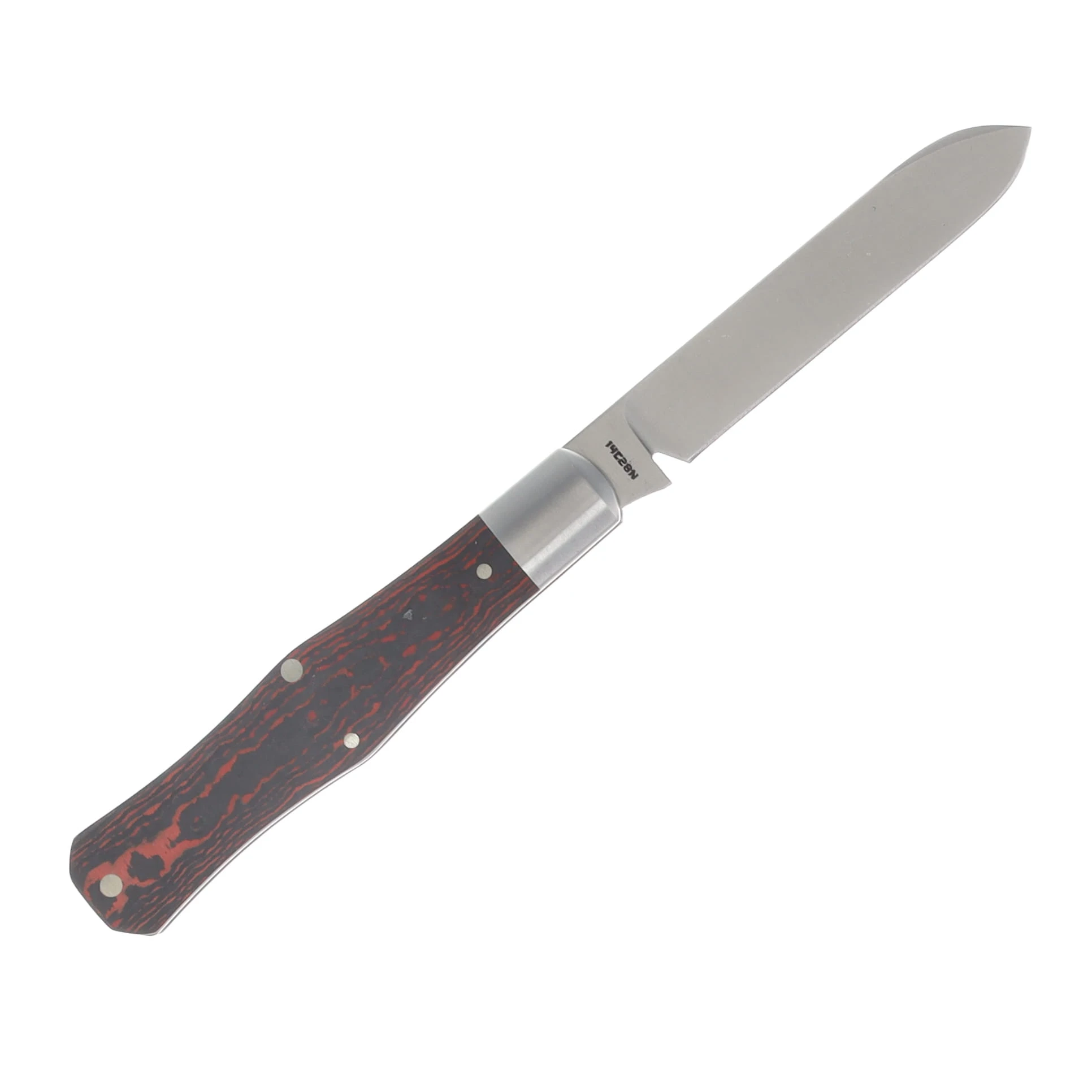 Jack Wolf Coffin Folding Knife Fat Carbon Lava Flow COFFI-01-FC-LAVA View 2