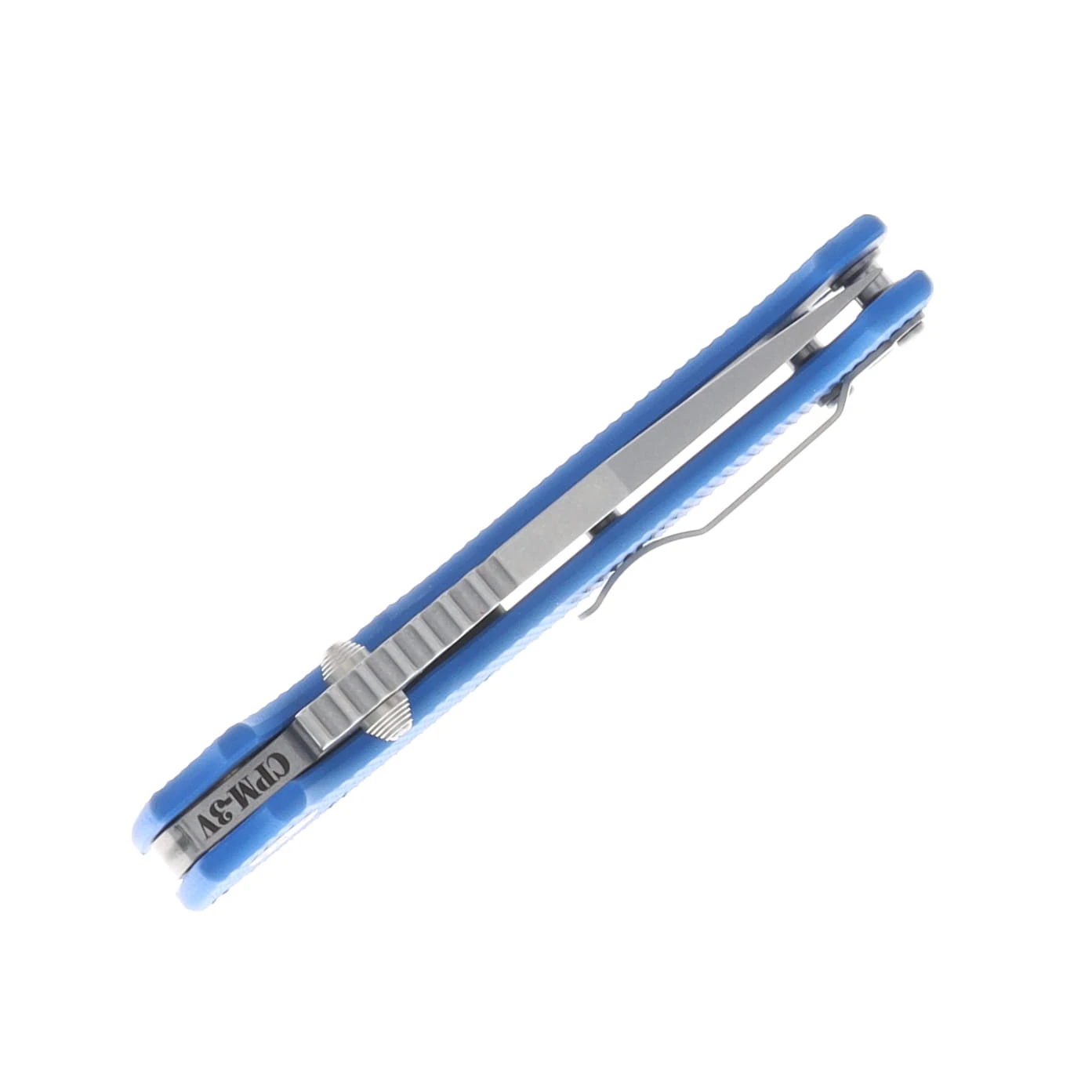 Demko AD20 XXX 3V Clip Point Mk. III Folding Knife Blue AD20XXX-G10-BLUE View 8