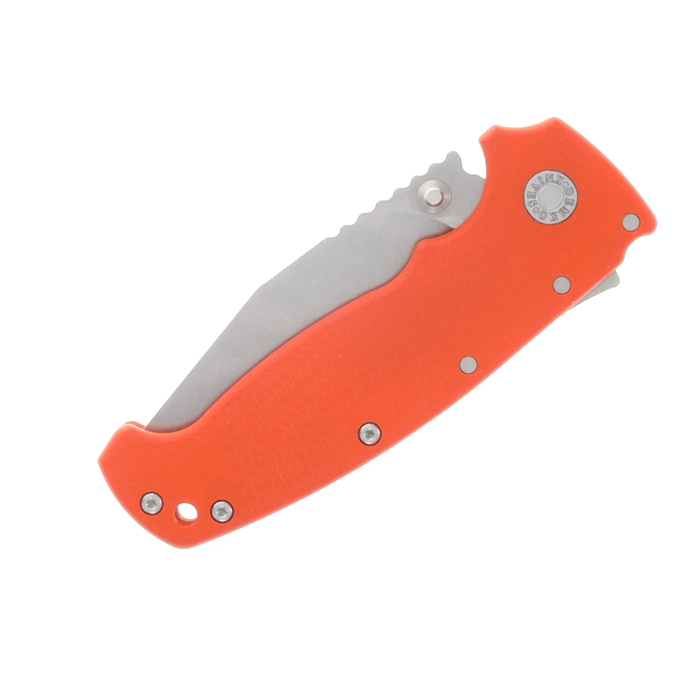 Demko AD20 XXX 3V Clip Point Mk. III Folding Knife Orange AD20XXX-G10-ORNG View 5