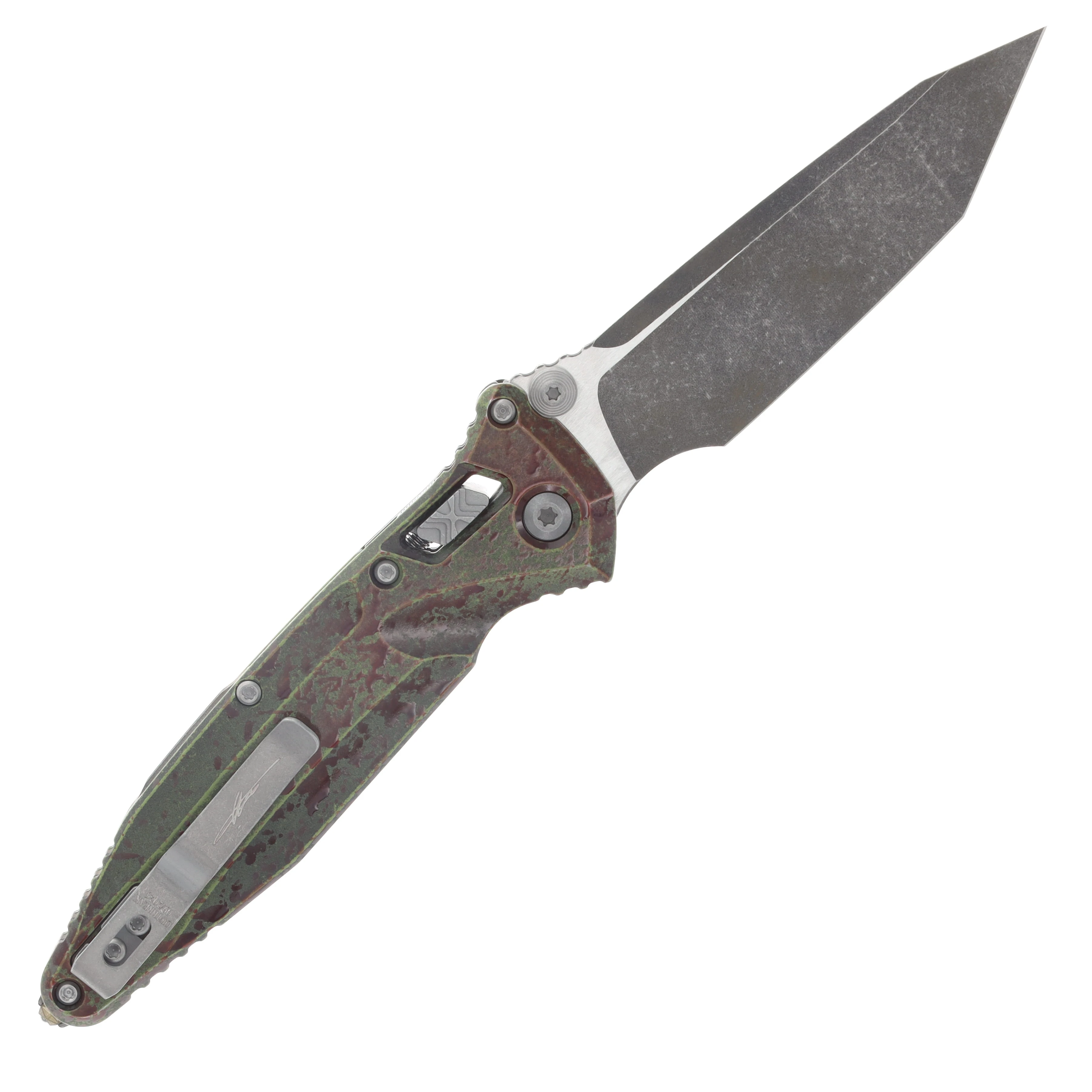Microtech Socom Delta RAM-LOK T/E Standard Outbreak Signature Series MT163RL1OBS View 2