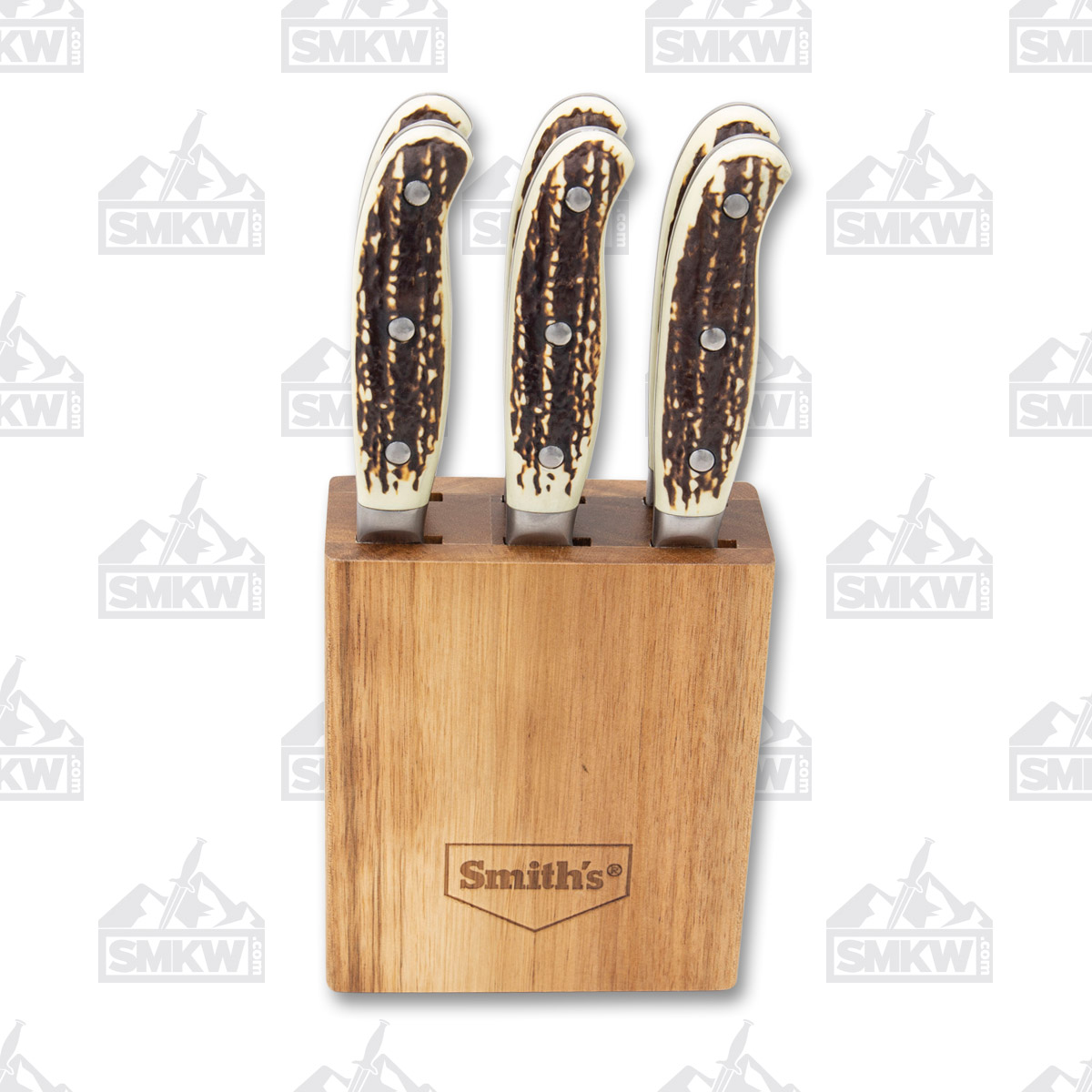 Smith's Cabin and Lodge Cutlery Steak Knives Block Set SA51033 View 5