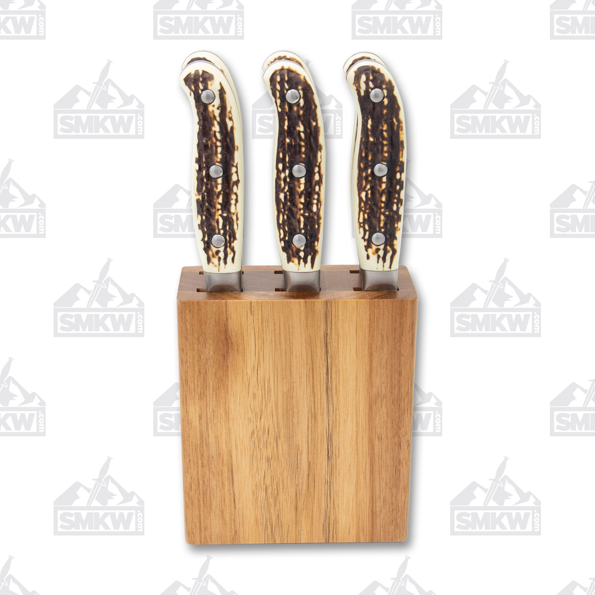 Smith's Cabin and Lodge Cutlery Steak Knives Block Set SA51033 View 6