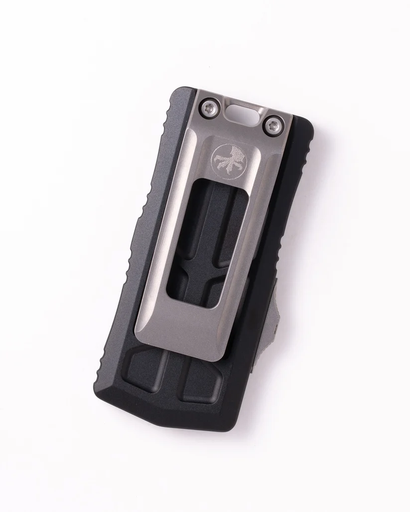 Microtech Exocet II Spartan OTF Auto Stonewash Standard Black AUMT115510 View 2