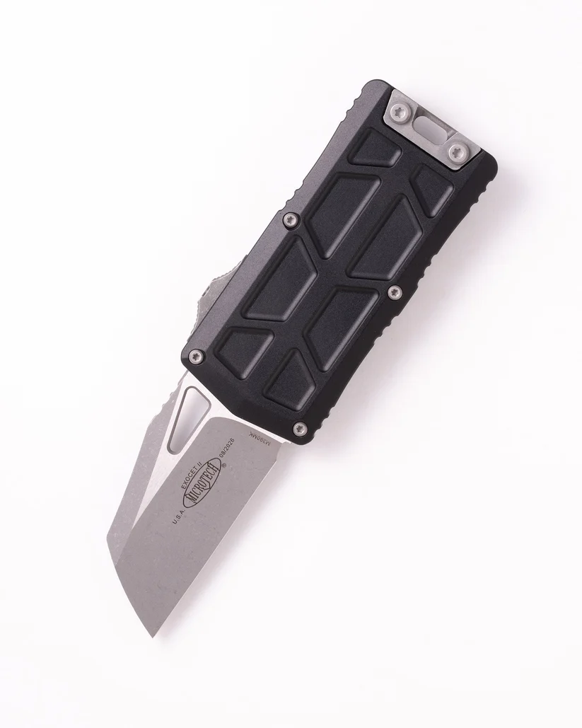Microtech Exocet II Wharncliffe OTF Auto Apocalyptic Standard Black AUMT115610AP View 1
