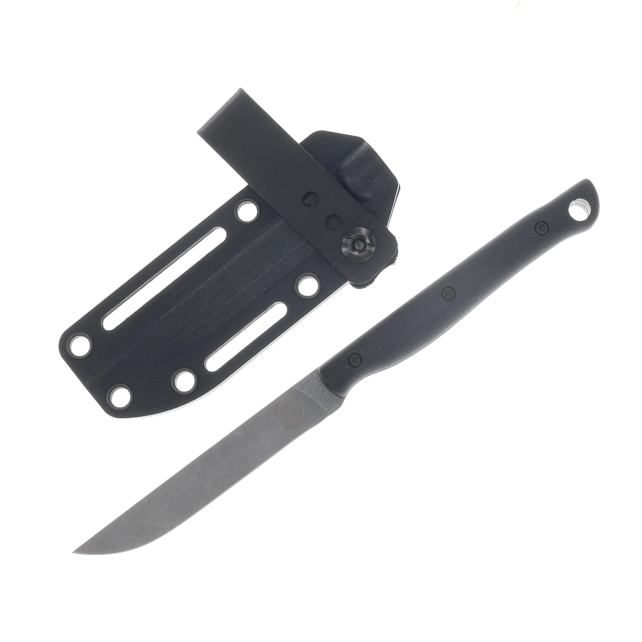 WRK&T Exodus 3 Fixed Blade Black Canvas Micarta 3.15in Magnacut WREX3-MBL-MAG View 1