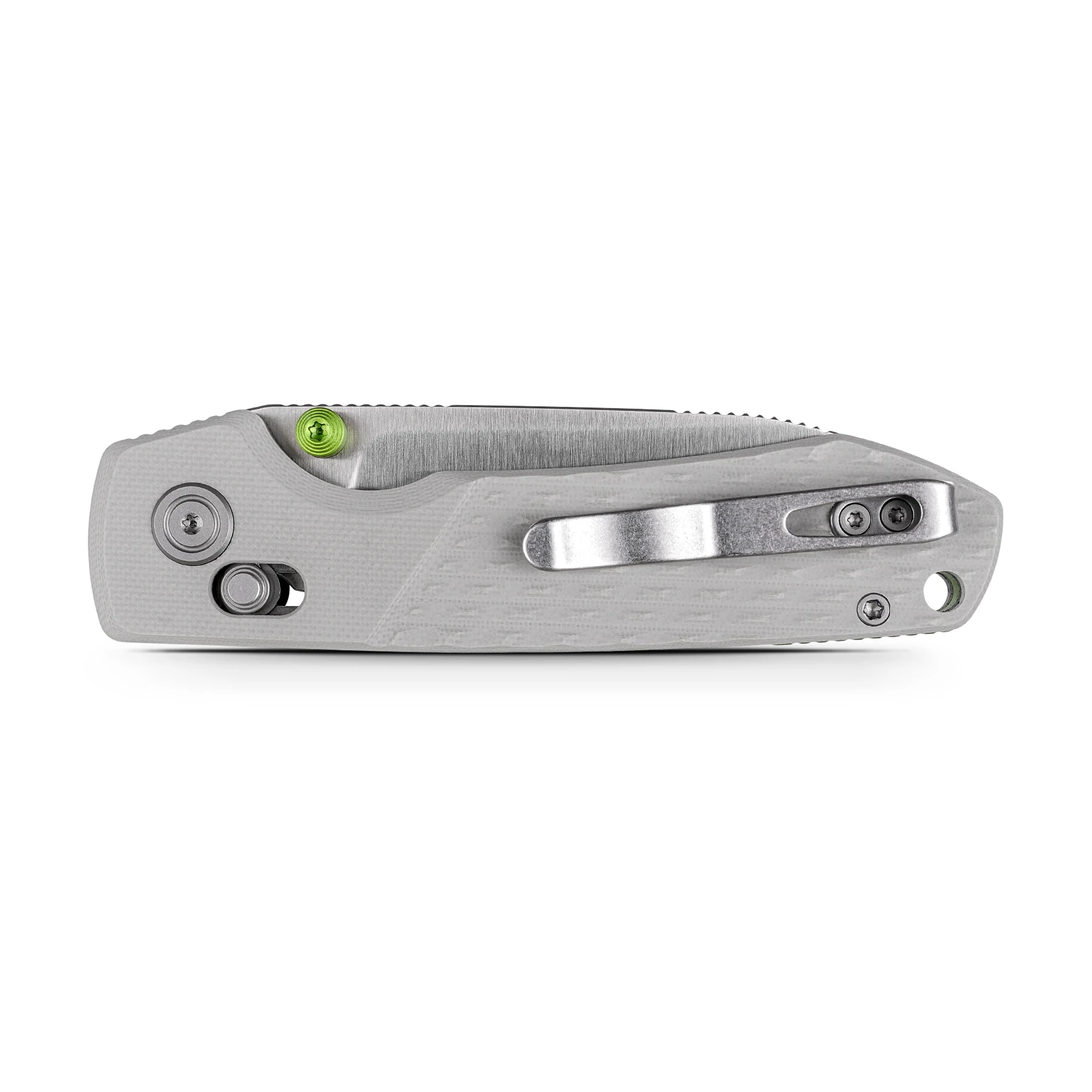 Vosteed Raccoon ModSwap™ Folding Knife Gray 3.17in Nitro-V Satin Drop Point View 2