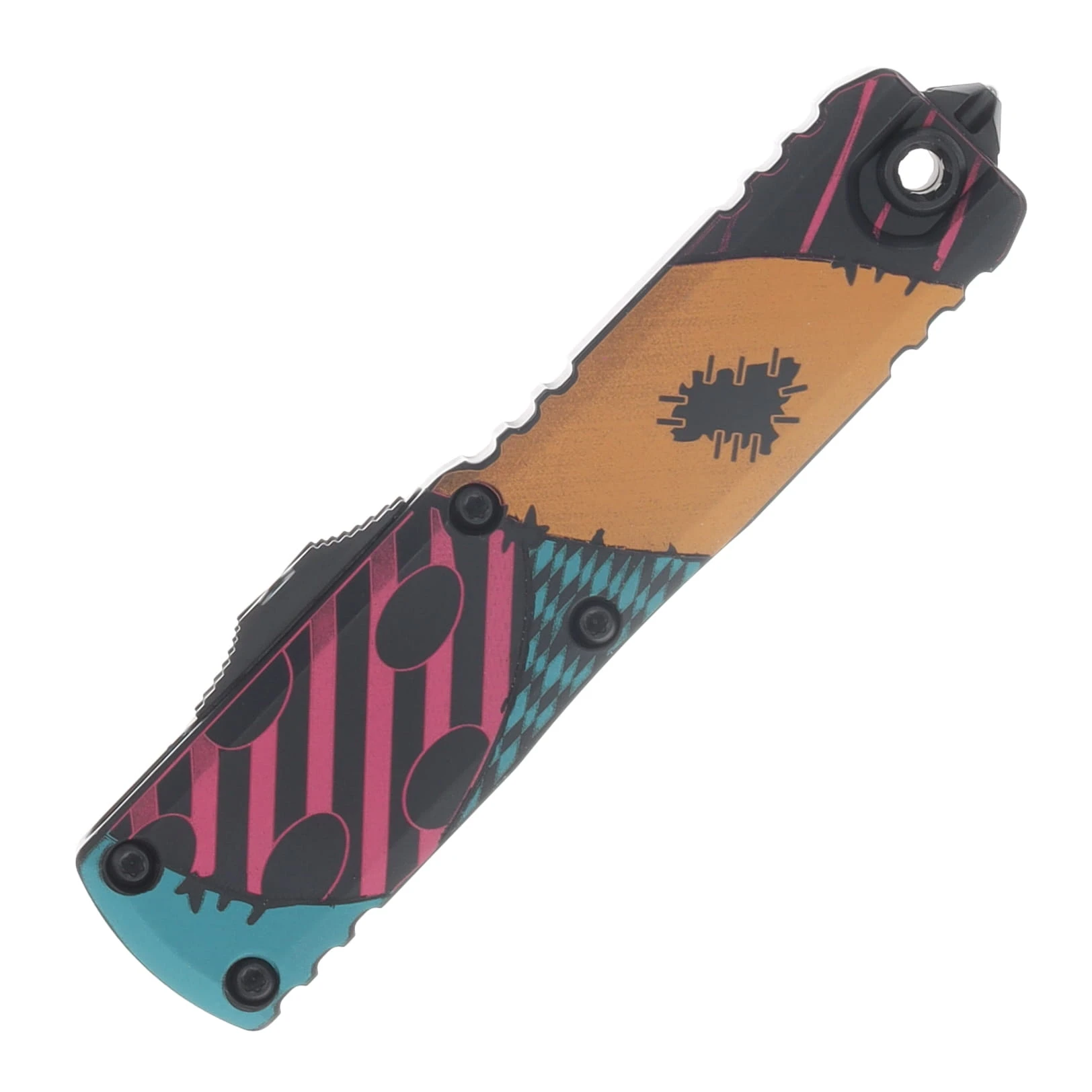 Microtech UTX-85 GEN IV OTF Auto D/E Standard Jack and Sally Signature Series AUMT123241JSS View 4