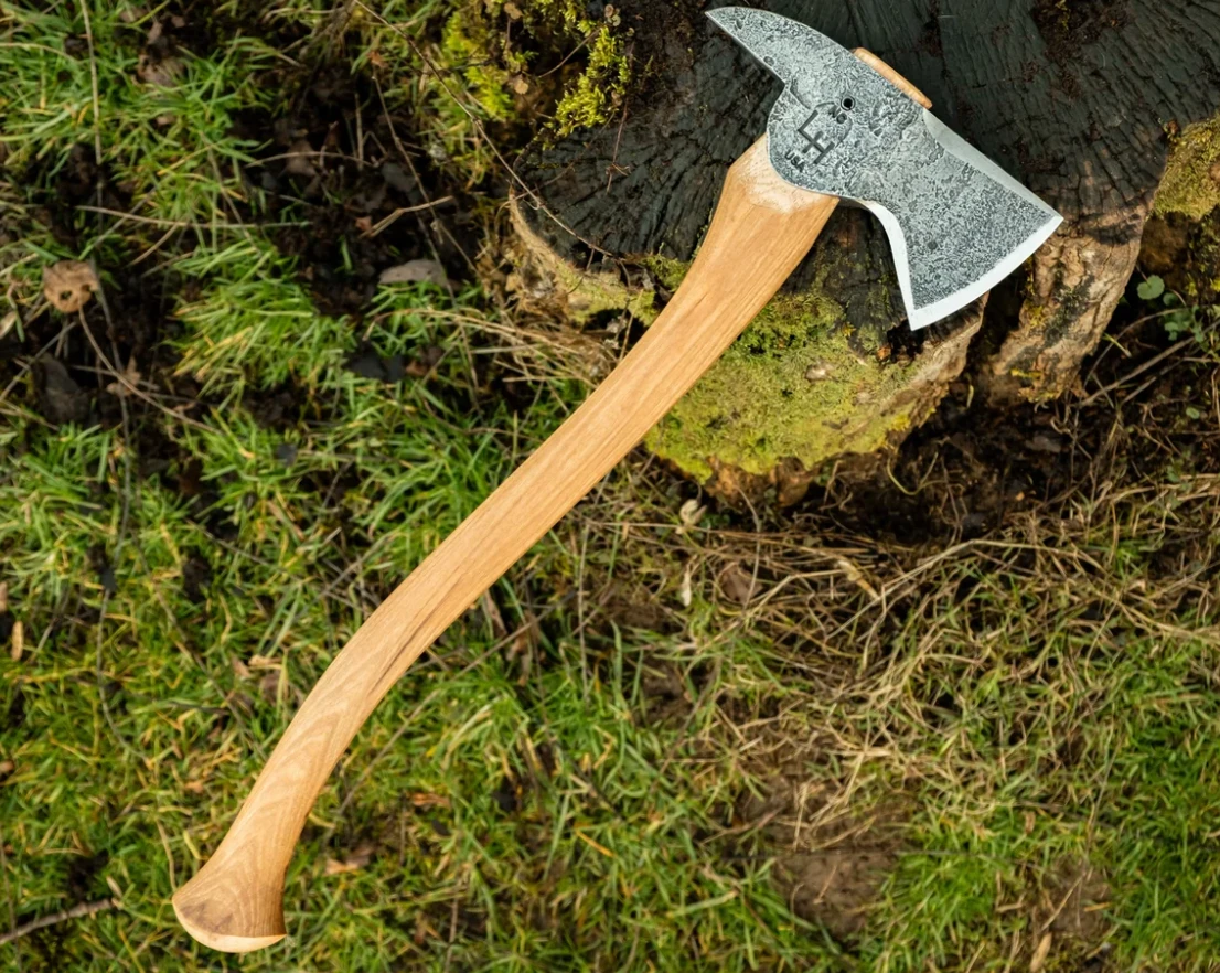 Hoffman Blacksmithing Custom Fireman Axe HOFCUSFIRE View 1