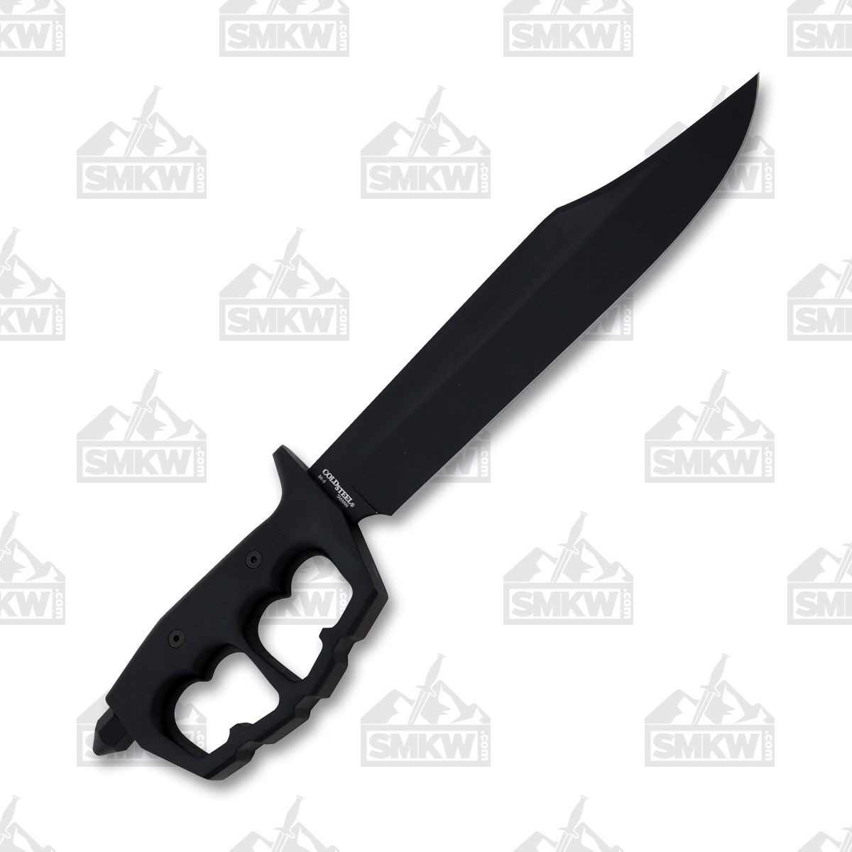 Cold Steel Chaos Bowie Fixed Blade Knife 10.5in Plain Black Clip Point CS80NTB View 4