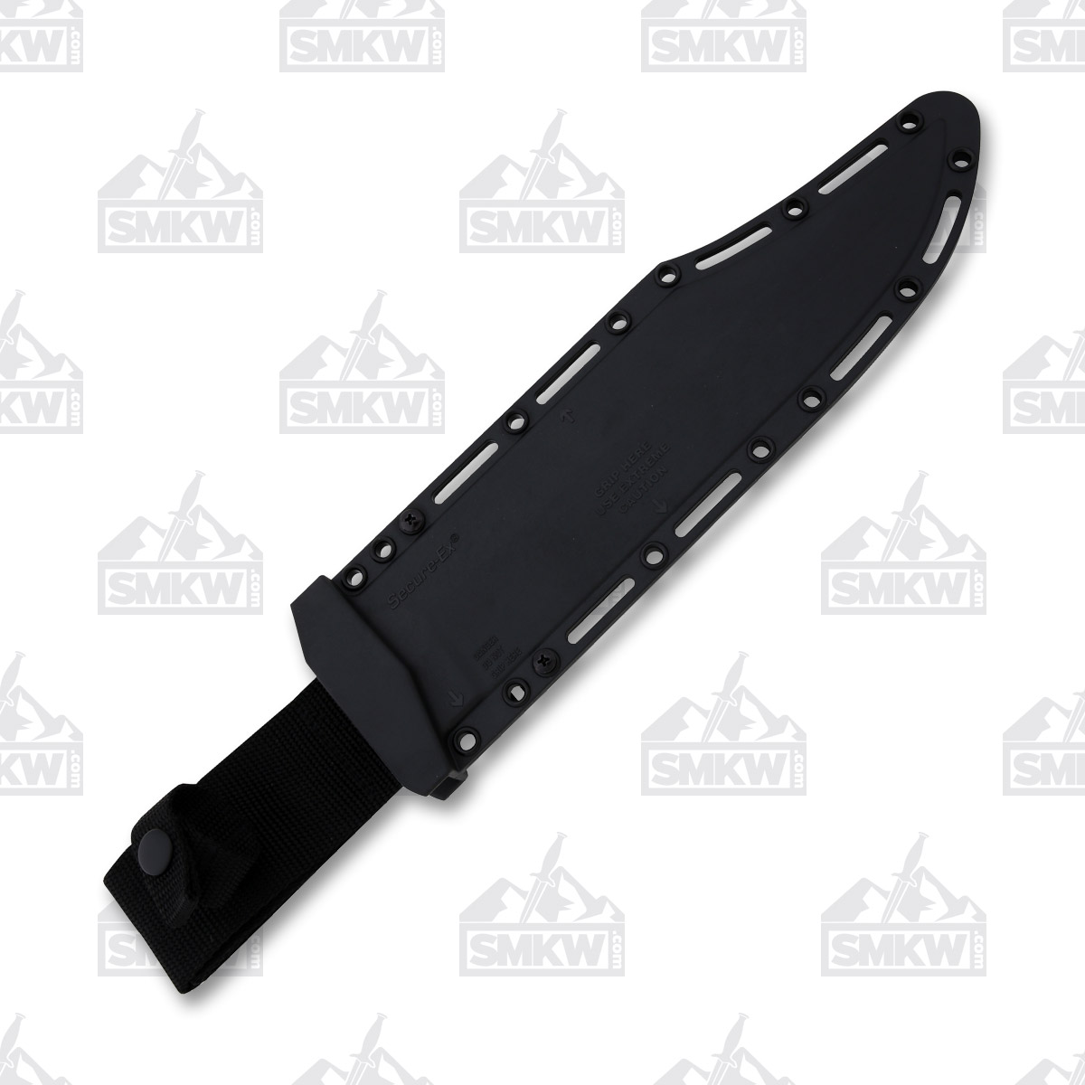 Cold Steel Chaos Bowie Fixed Blade Knife 10.5in Plain Black Clip Point CS80NTB View 6