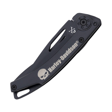 Tec X Harley-Davidson Dinero Framelock Folding Knife CA52213 View 6