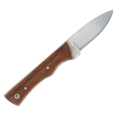 Weatherford Knife Co. Signature Series AEB-L Stainless Steel Blade Brown Ipe Handle View 2