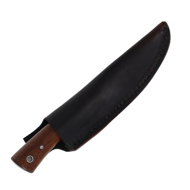 Weatherford Knife Co. Signature Series AEB-L Stainless Steel Blade Brown Ipe Handle View 5