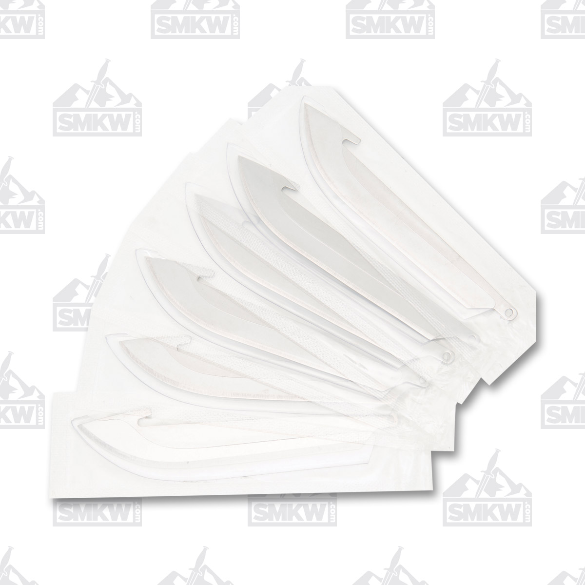 Outdoor Edge RazorSafe Series 3.5" Drop Point Replacement Blades 24 Pack OERR3524 View 3